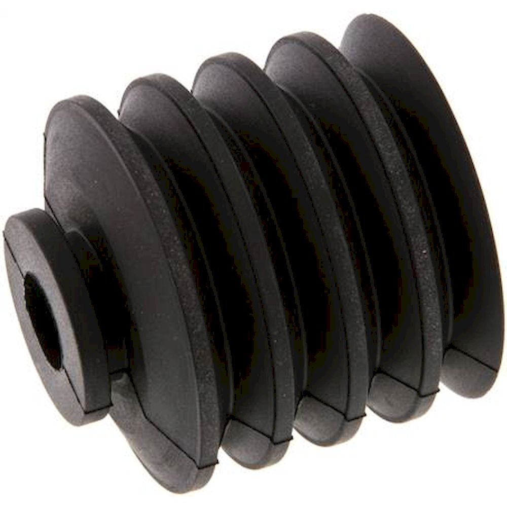 VSP 50 B4 CR. Bellows suction pad, 4,5-way, P-series, 50x30mm, CR (50A), black