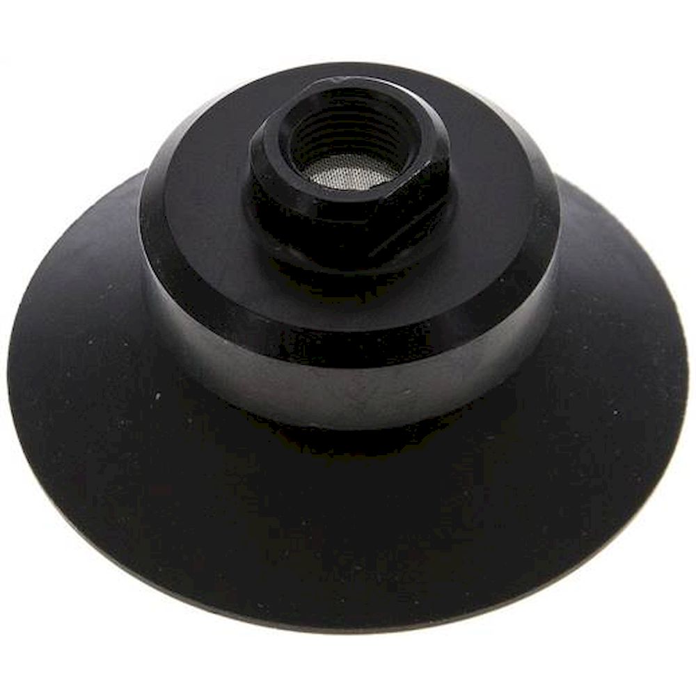 VSP 50 FK CR. Flat suction cups, support rib, P,series- 53x2,5mm, CR (50A), black