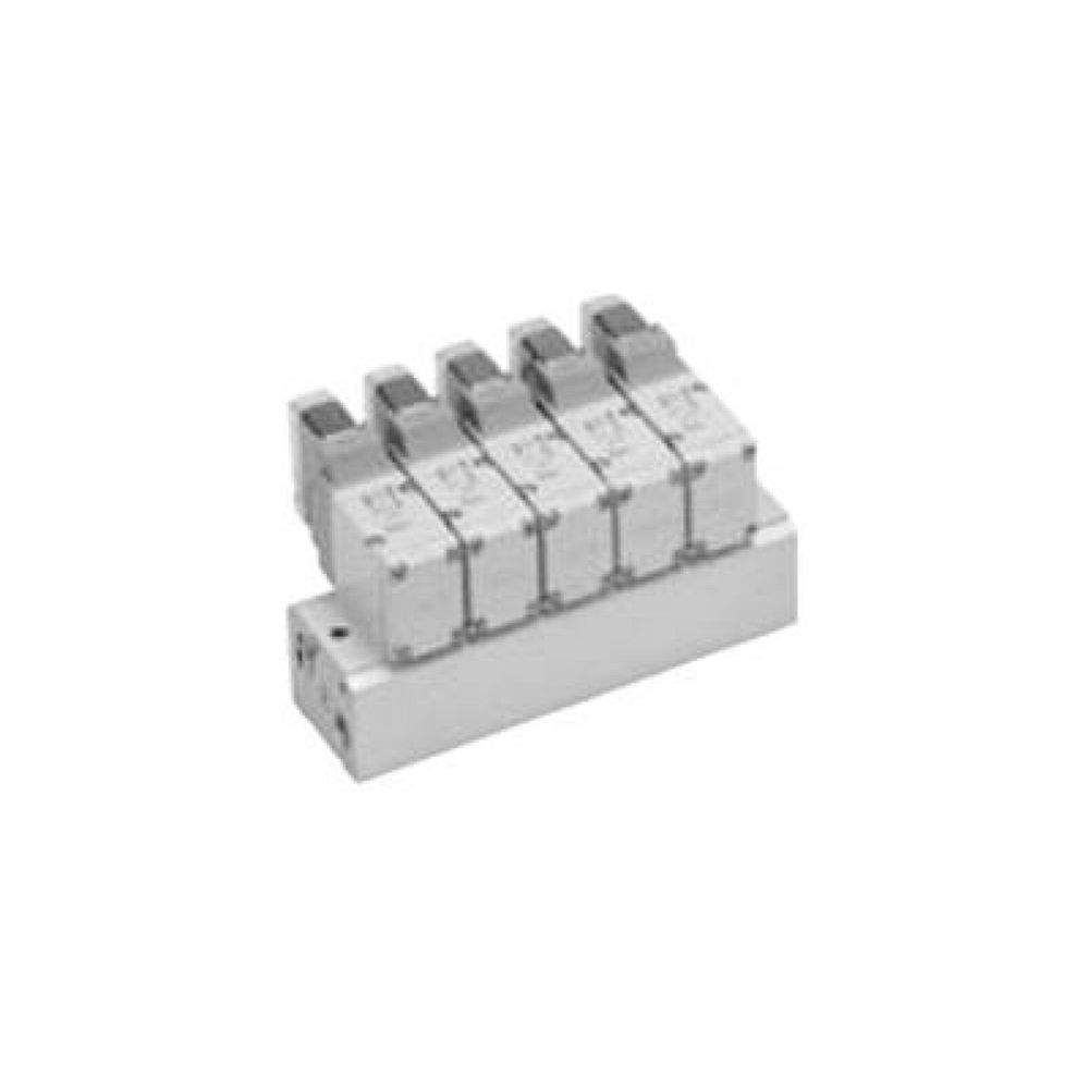 SMC VV3P3-41-201-02. VV3P3, 300 Series, 3 port solenoid valve manifold