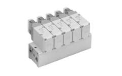 SMC VV3P3-41-131-02. VV3P3, 300 Series, 3 port solenoid valve manifold