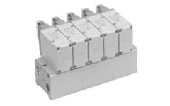 SMC VV3P5-41-061-03F. VV3P5, 500 Series, 3 port solenoid valve manifold