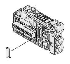 SMC VVQ1000-10A-1. VVQ1000-10A-1, Blanking Plate Assembly, Base Mounted