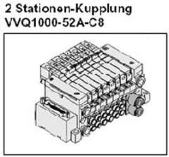 SMC VVQ1000-51A-N9. Gerade Steckverbindung