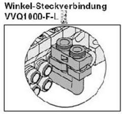 SMC VVQ1000-F-LC3. Winkel-Steckverbindung