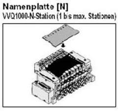 SMC VVQ1000-N-5. Namenplatte