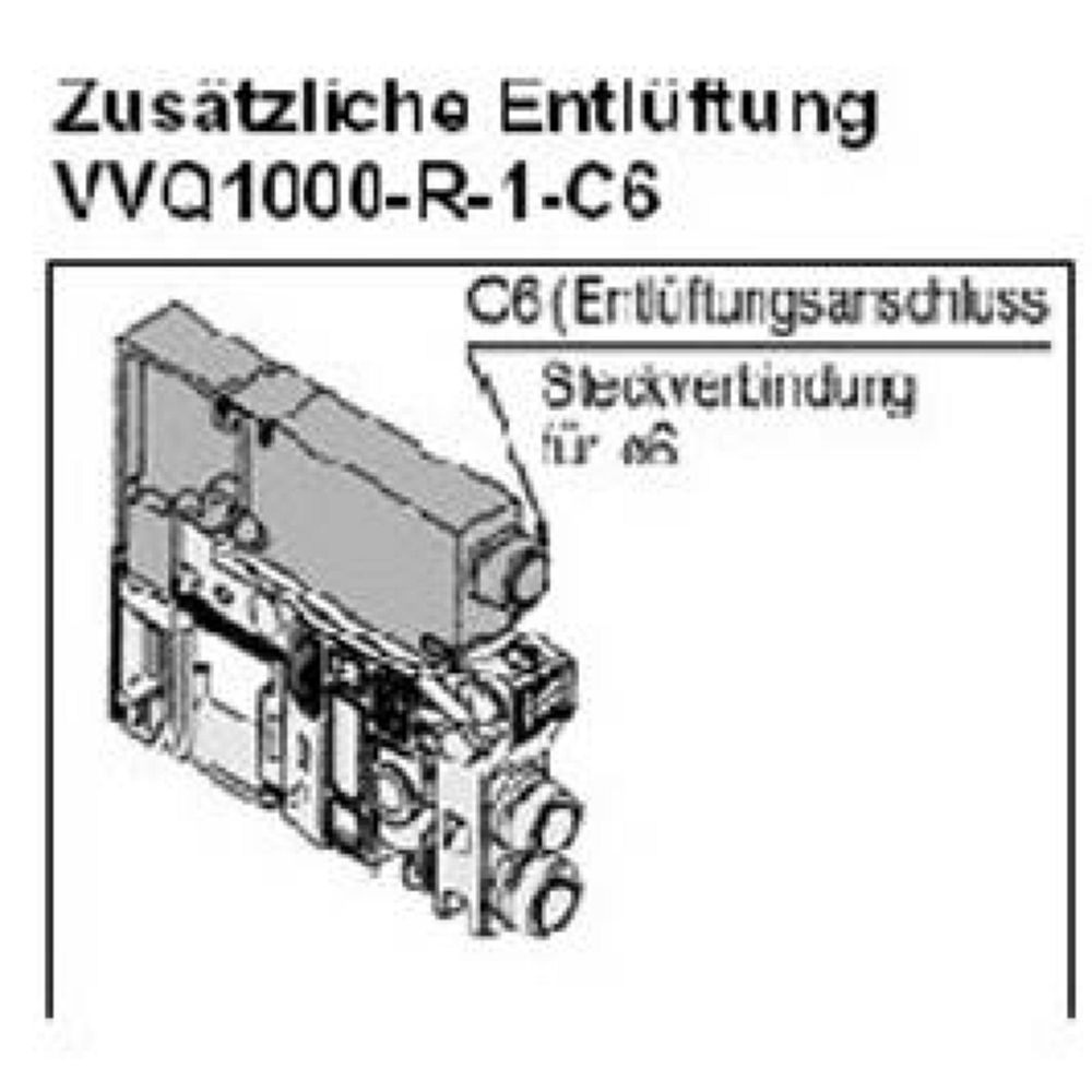 SMC VVQ1000-P-1-C6. VVQ1000-P-1-C6, Individuelle Versorgung, Flanschversion