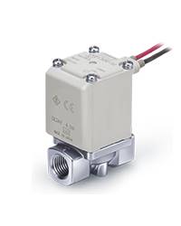 SMC VX212HGKXB. VX2**, Direct Operated 2 Port Solenoid Valve for Medium Vacuum/Water/Oil/Steam.