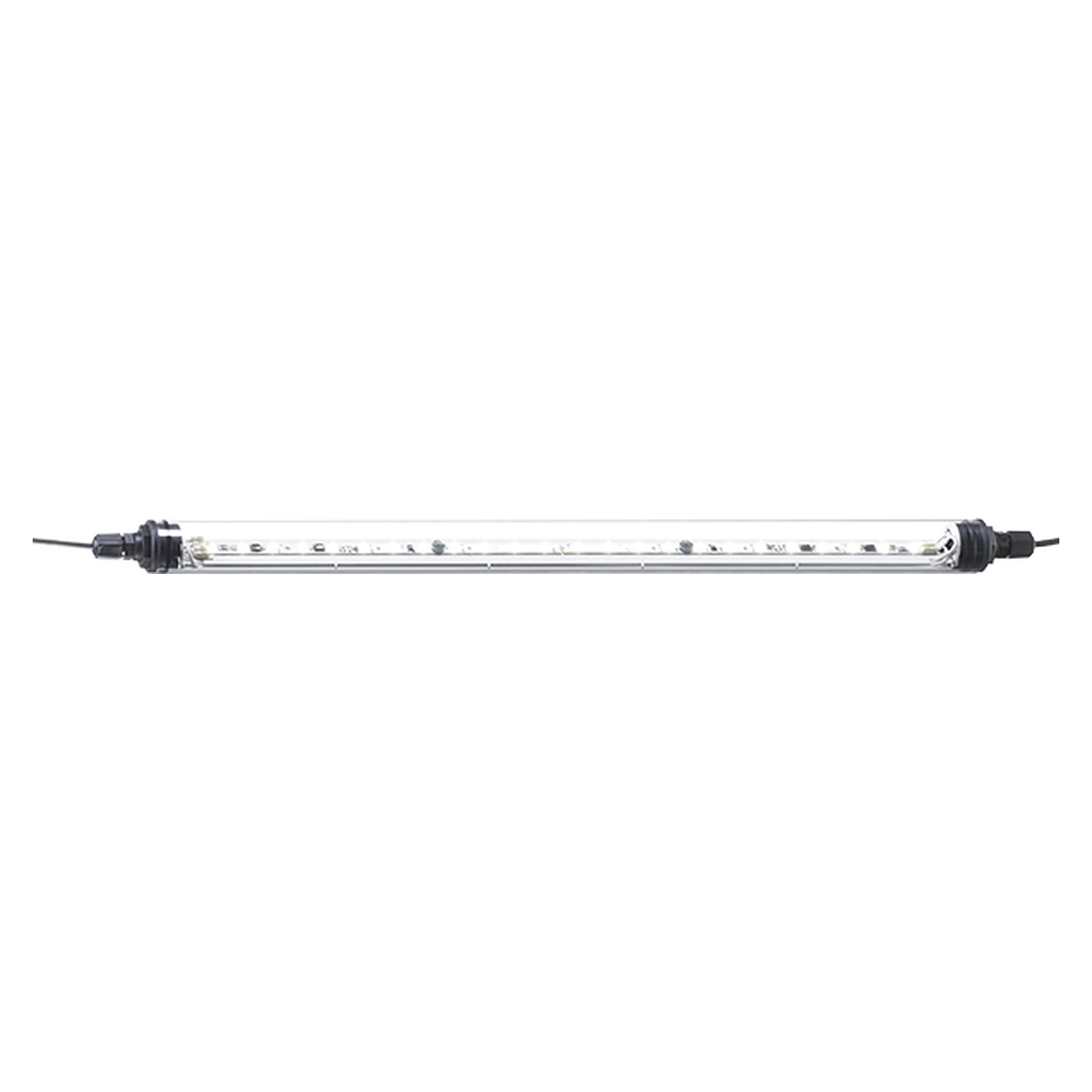 LED tube luminaire RL40LE-24 D, 10 W, 1150 lm, clear, through-wired, 652 mm