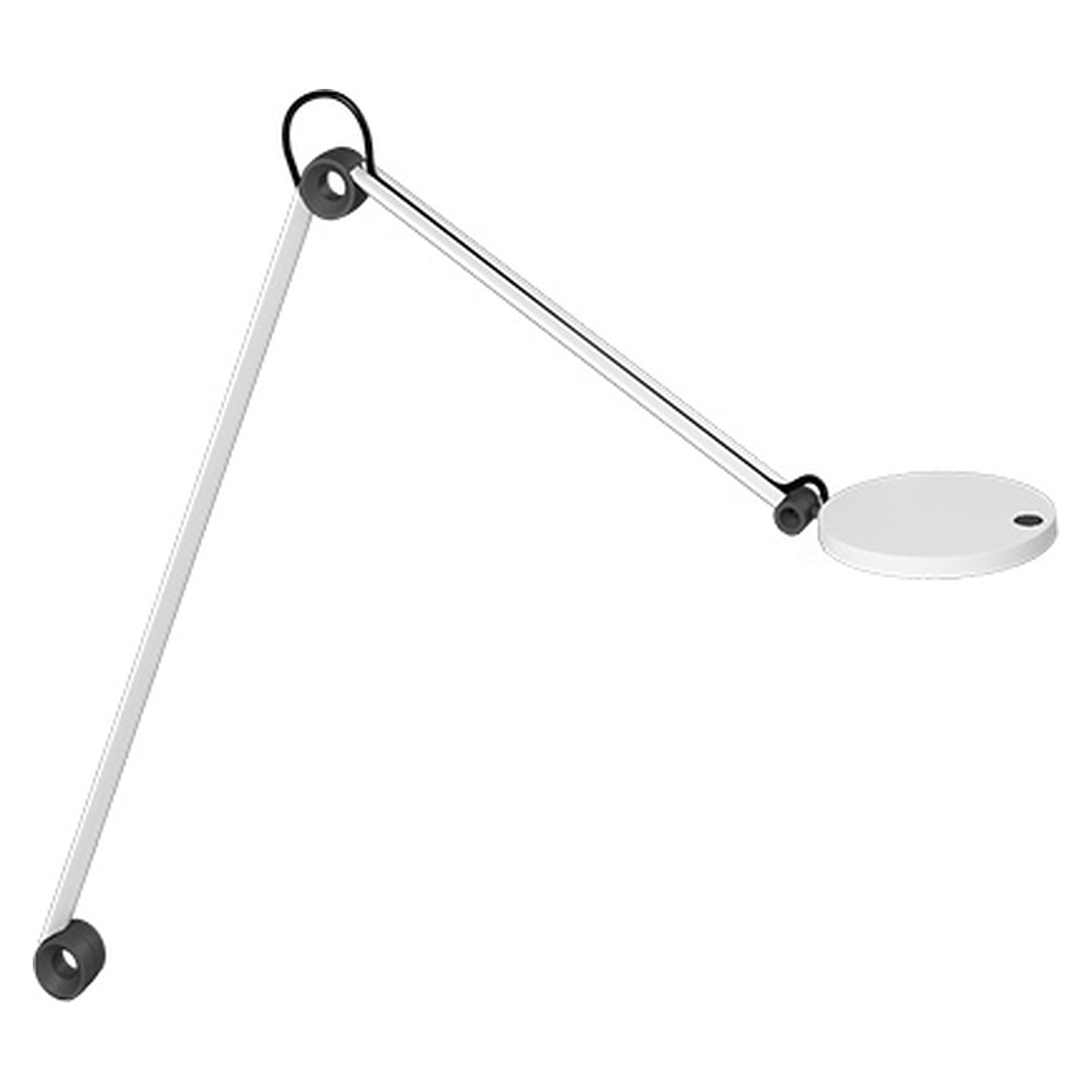 LED-Arbeitsplatzleuchte PARA.MI 2-Arm FTL 102 R, 580 lm, 3000 K, weiß - Waldmann 113147000-00628572