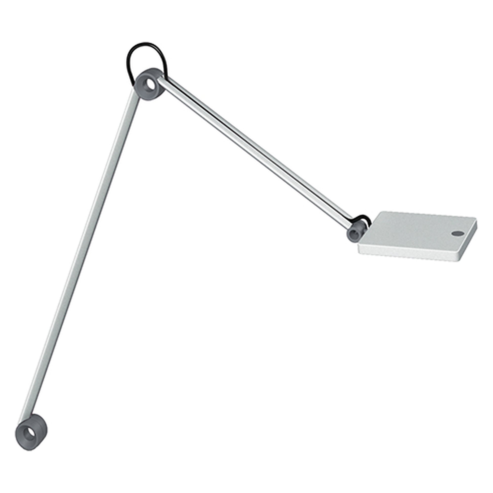 LED-Arbeitsplatzleuchte PARA.MI 2-Arm FTL 108 R, 580 lm, 3000 K, silber - Waldmann 113148000-00644082