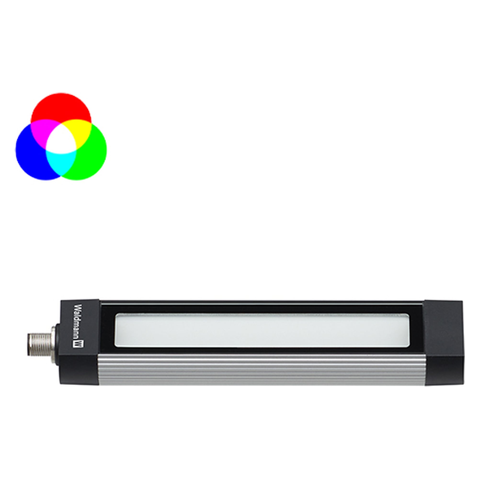 LED-Maschinenleuchte MACH LED PLUS.forty MLAL 12 S, RGB+W, 6 W, 420 lm, 190 mm - Waldmann 113161000-00804121