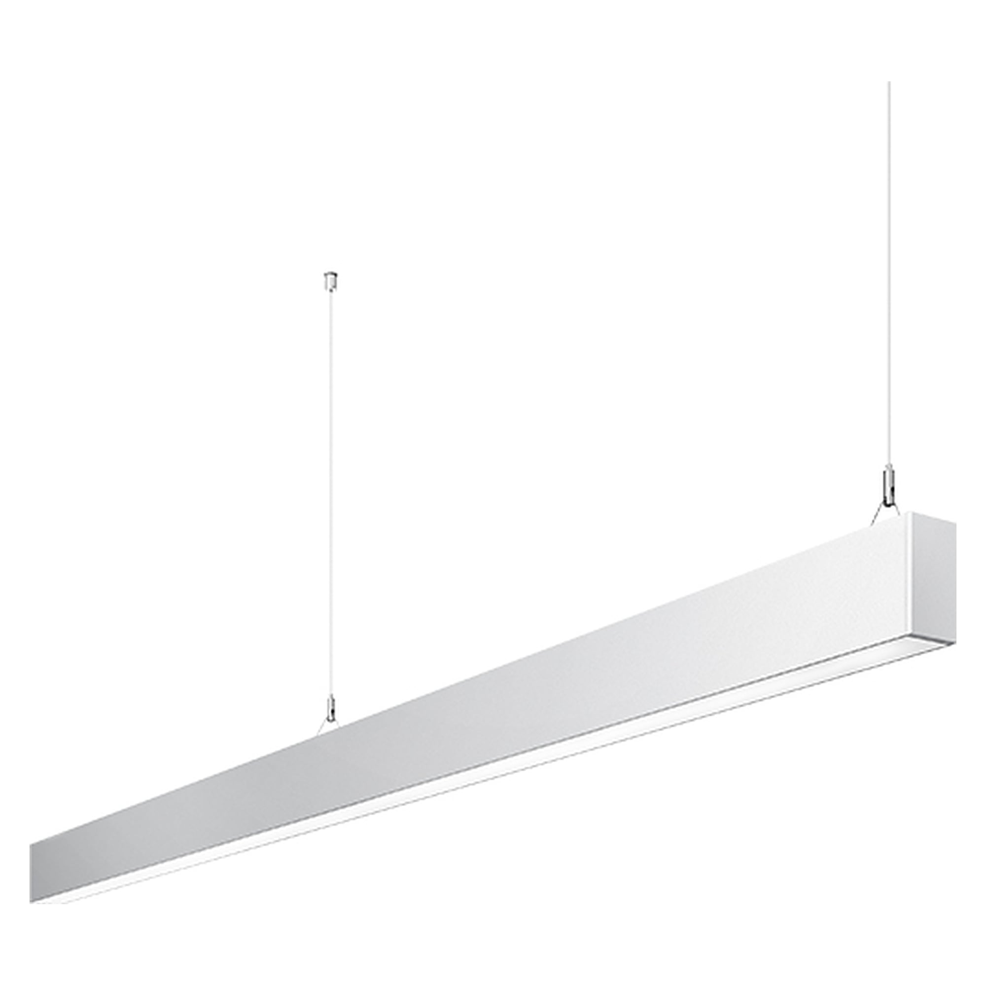 LED-Pendelleuchte IDOO.line ILP 6000/840/D, Endleuchte, 46 W, 6300 lm, 2250 mm, weiß - Waldmann 114158000-00805704