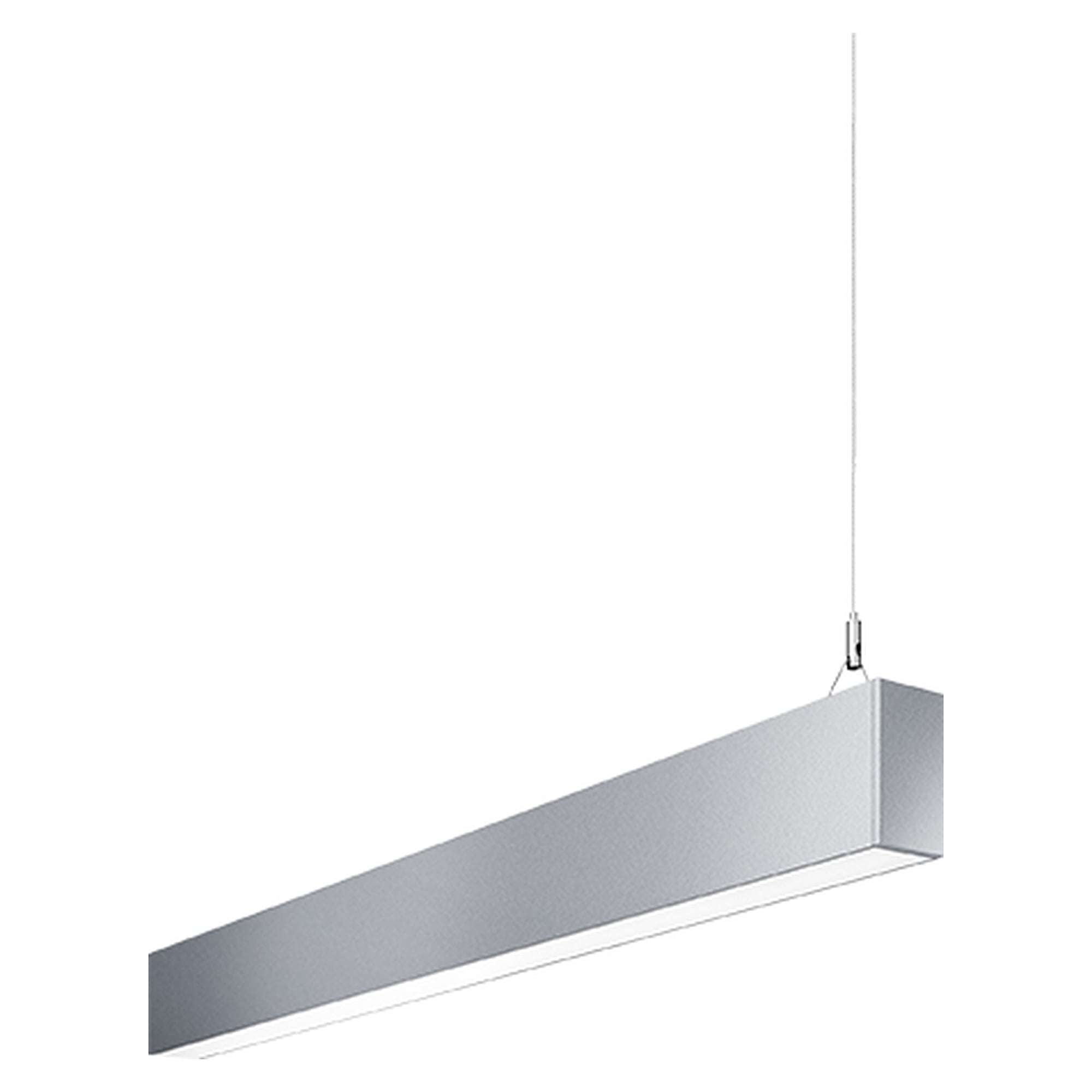 LED-Pendelleuchte IDOO.line ILP 3000/830/D, Endleuchte, 23 W, 3000 lm, 1128 mm, silber - Waldmann 114177000-00805728