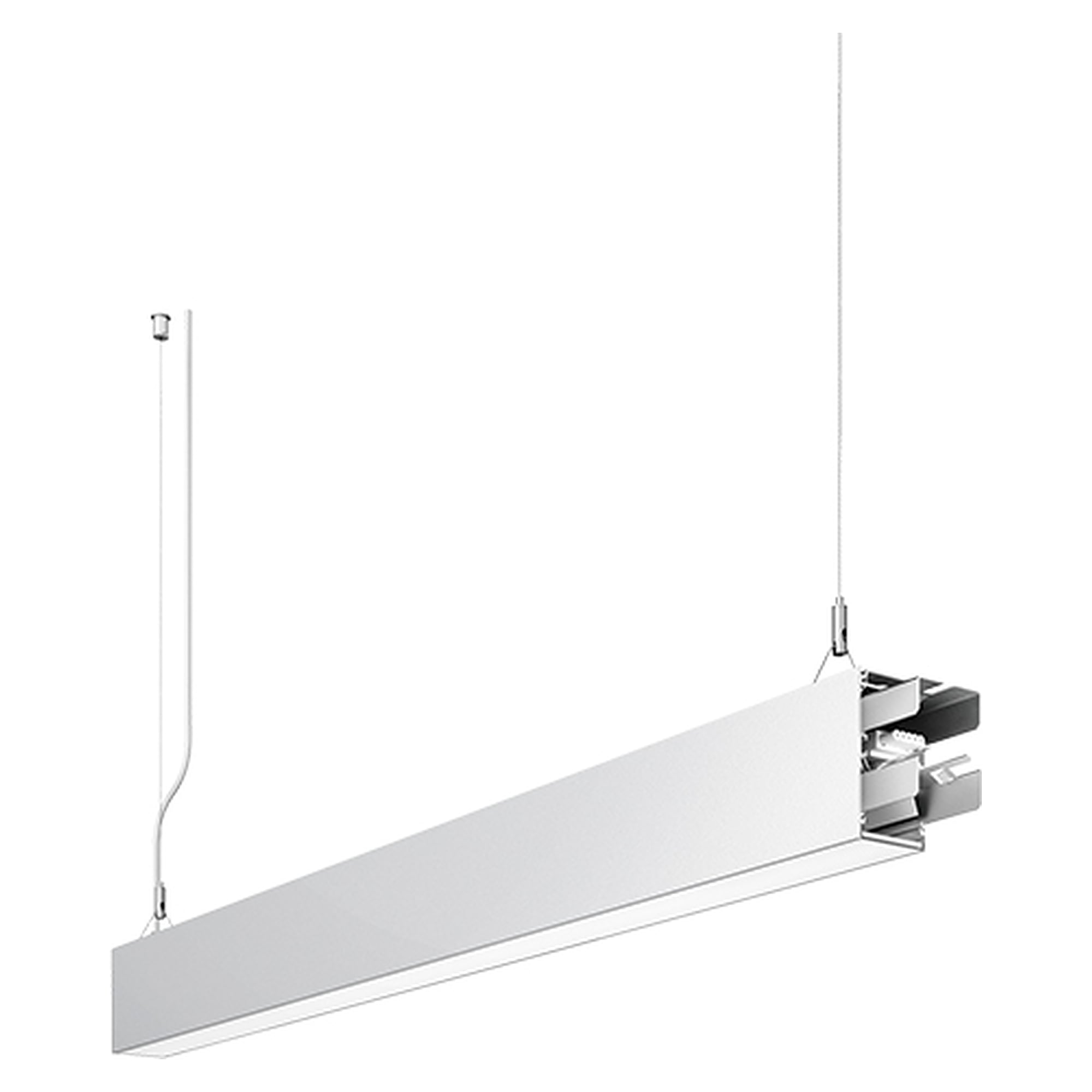 LED-Pendelleuchte IDOO.line ILP 4000/830/D, Startleuchte, 3750 lm, 3000 K, 1408 mm, weiß - Waldmann 114179000-00805736