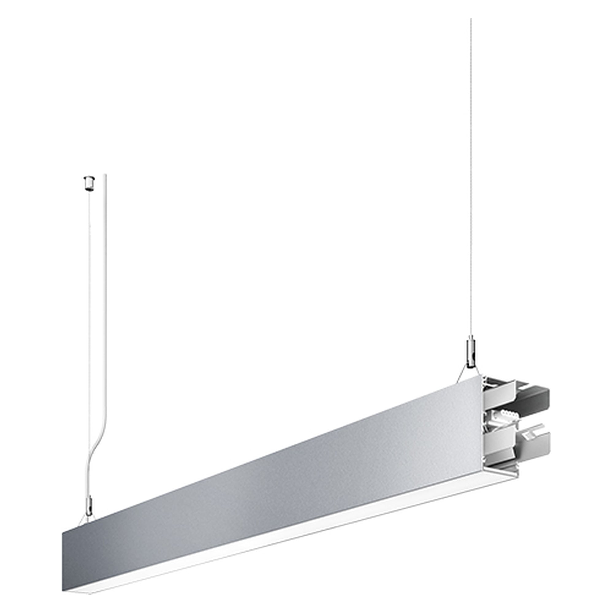 LED-Pendelleuchte IDOO.line ILP 4000/830/D, Startleuchte, 29 W, 3750 lm, 1408 mm, silber - Waldmann 114183000-00805740