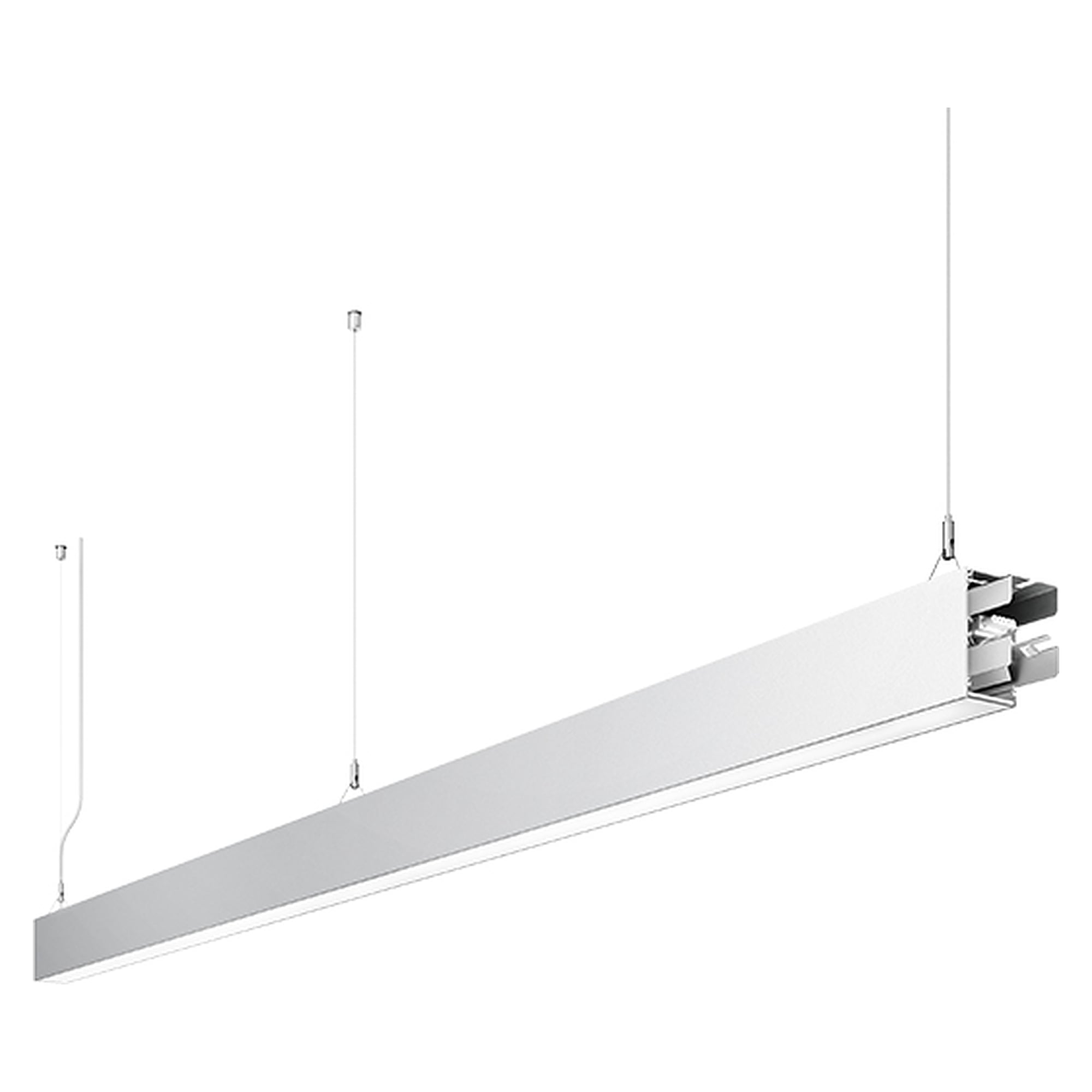 LED-Pendelleuchte IDOO.line ILP 6000/830/D, Startleuchte, 6000 lm, 3000 K, 2250 mm, weiß - Waldmann 114186000-00805743