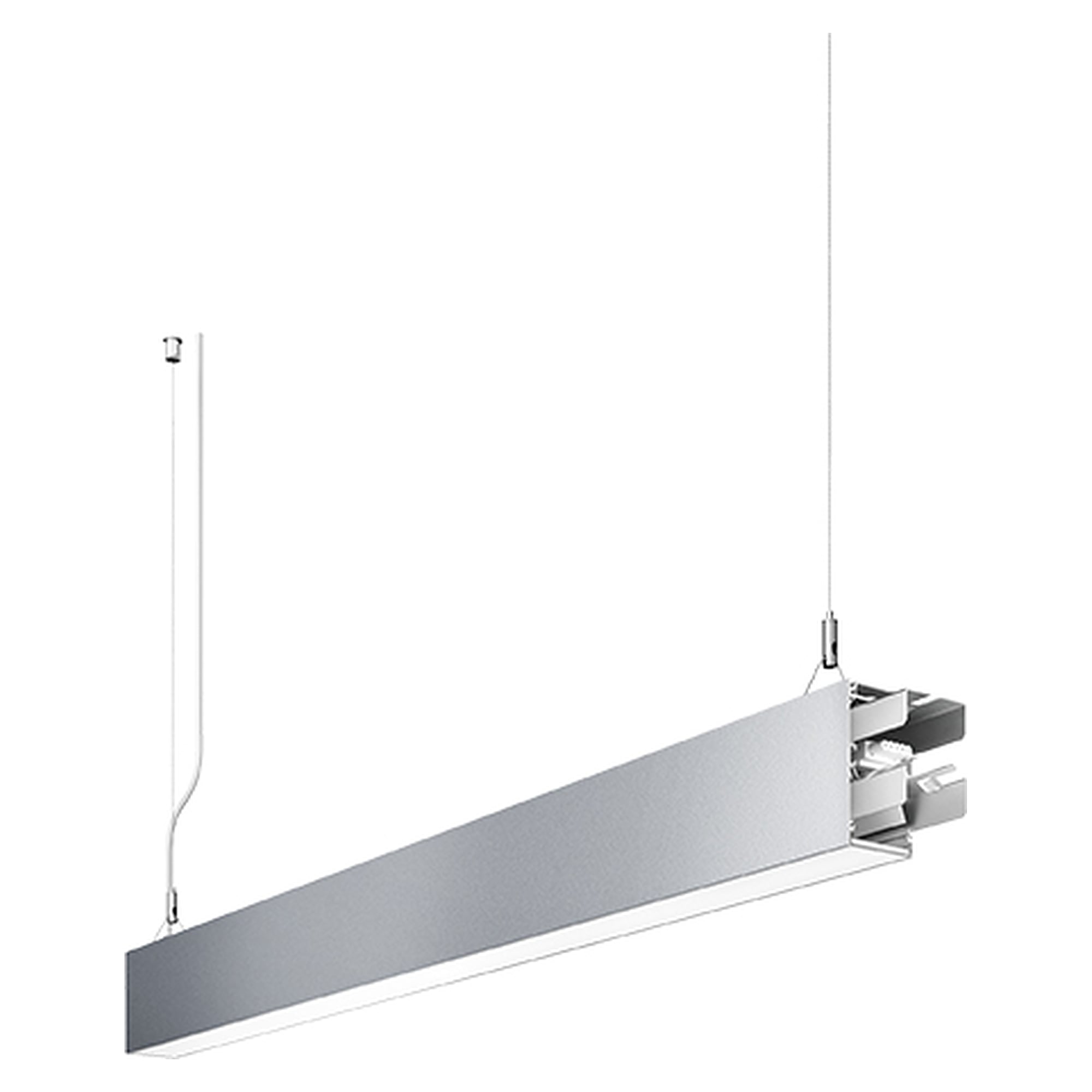 LED-Pendelleuchte DOTOO.line DLP 1500/830/D, Startleuchte, 13 W, 1300 lm, 3000 K, silber, 1128 mm - Waldmann 114247000-00805844