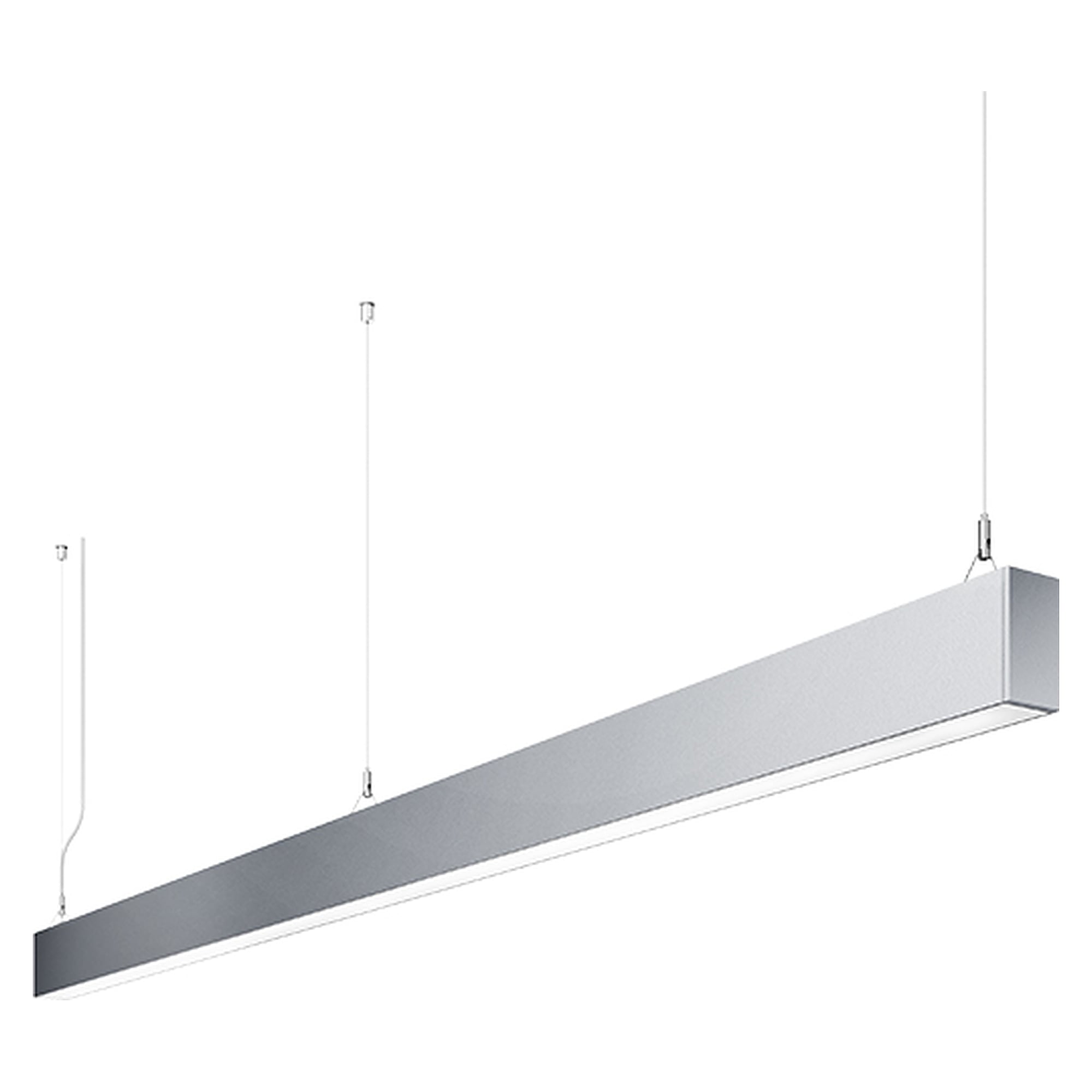 LED-Pendelleuchte DOTOO.line DLP 3000/830/D, 26 W, 2650 lm, 2256 mm, 3000 K, silber - Waldmann 114255000-00805851