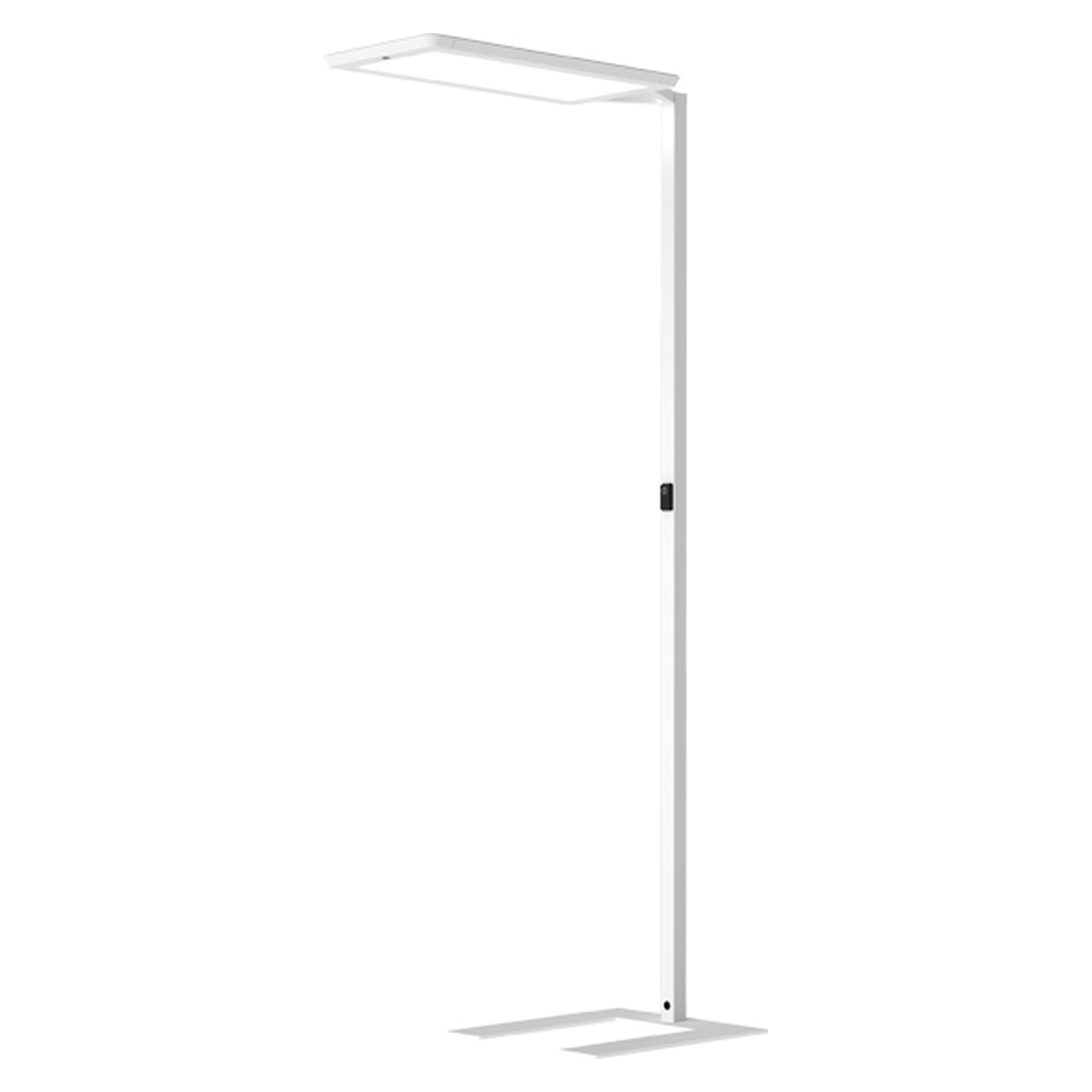 LED-Stehleuchte YARA.single YAS 15000/VTL/R/WS/CEE/S0/C, 15.000 lm, 2700-6500 K, PIR-Sensor, Bluetooth, weiß - Waldmann 114268000-00808382