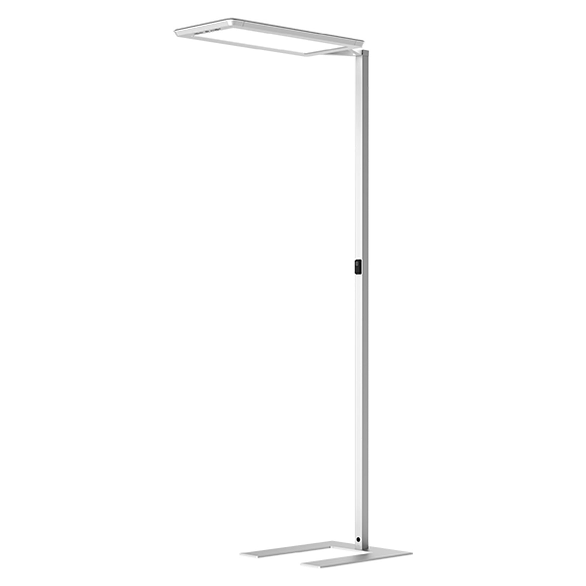 LED-Stehleuchte YARA.single YAS 15000/840/RX/SR/CEE/S0/C, 15.000 lm, 4000 K, LTX-Multisensor, Bluetooth, silber - Waldmann 114268000-00808383