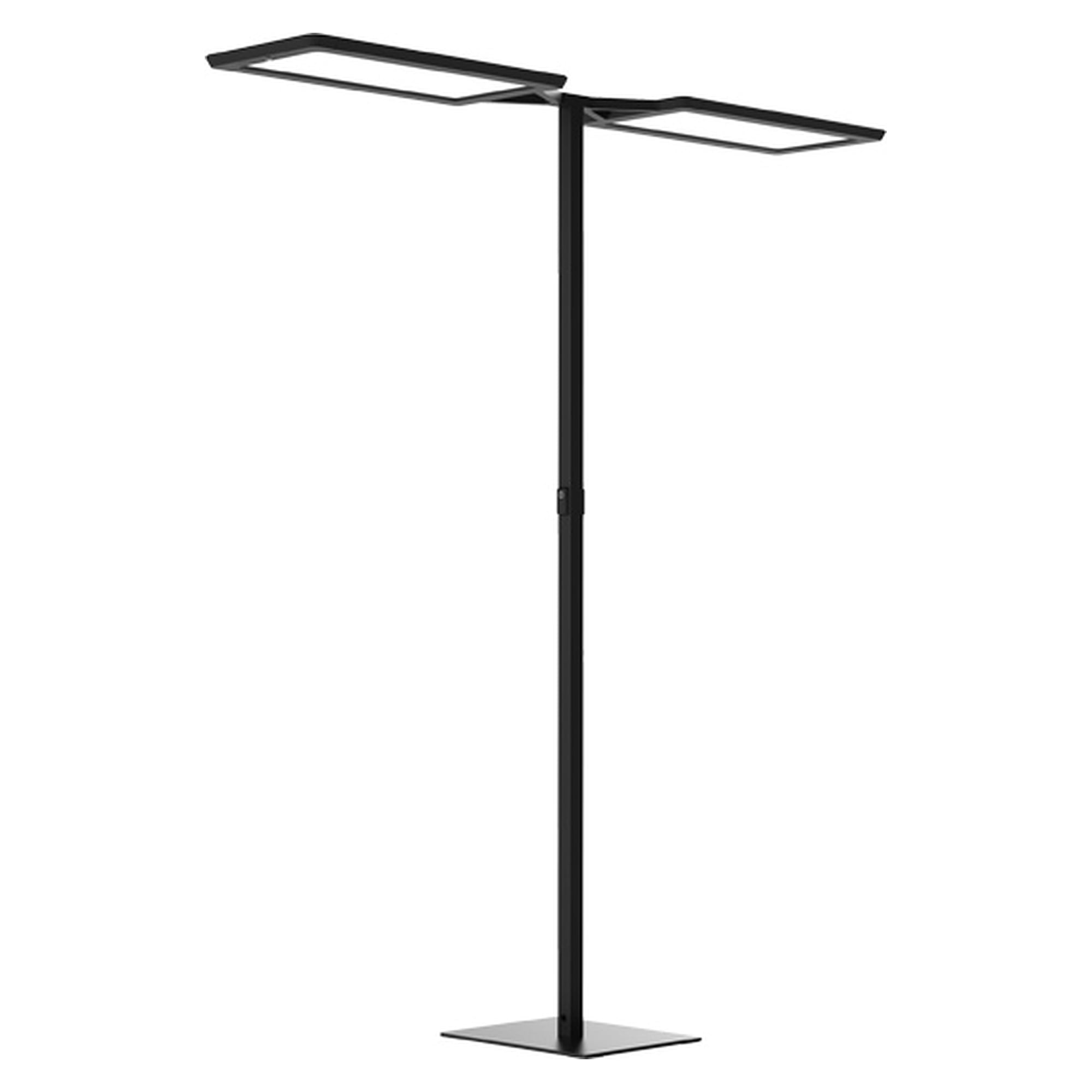 LED floor lamp YARA.doubleT YTS 2/15000/VTL/R/SW/CEE/S0/R, 30,000 lm, VTL 2700-6500 K, PIR sensor, black - Waldmann 114268000-00808494