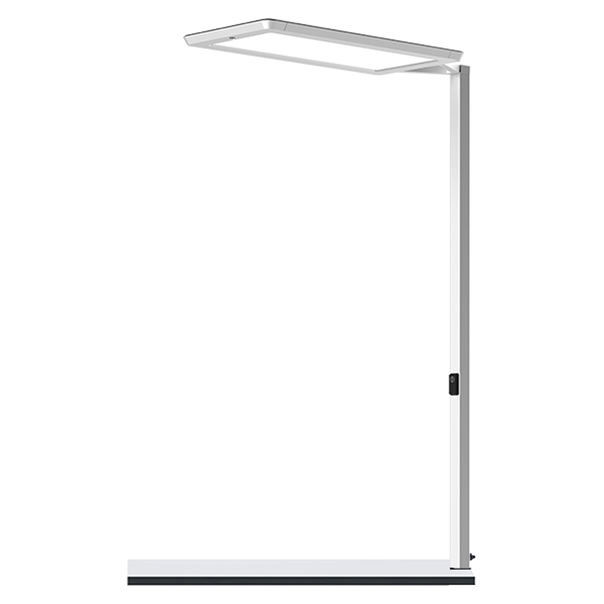 LED desk-mounted luminaire YARA.single YAT 15000/840/R/SR/CEE/S0/, 15,000 lm, 4000 K, PIR sensor, silver - Waldmann 114268000-00811715