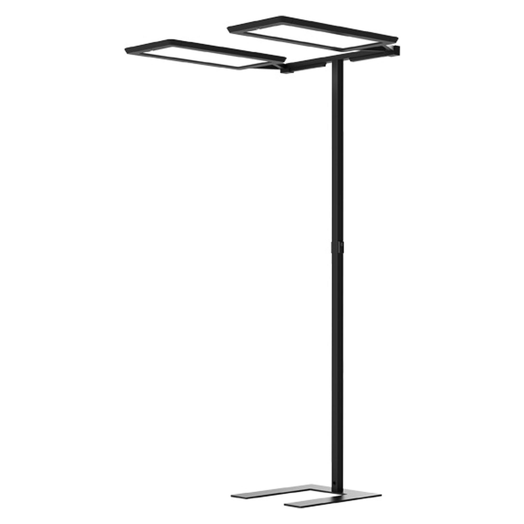 LED-Stehleuchte YARA.doubleU YUS 2/15000/840/R/SW/CEE/S0/C, 30.000 lm, 4000 K, PIR-Sensor, Bluetooth, schwarz - Waldmann 114268000-00813286