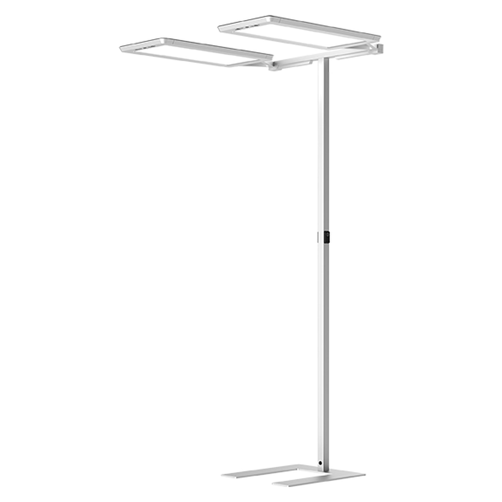 Lampadaire LED YARA.doubleU YUS 2/15000/840/RX/SR/CEE/S0/C, 30 000 lm, 4000 K, multicapteur LTX, gris métallisé - Waldmann 114268000-00813288