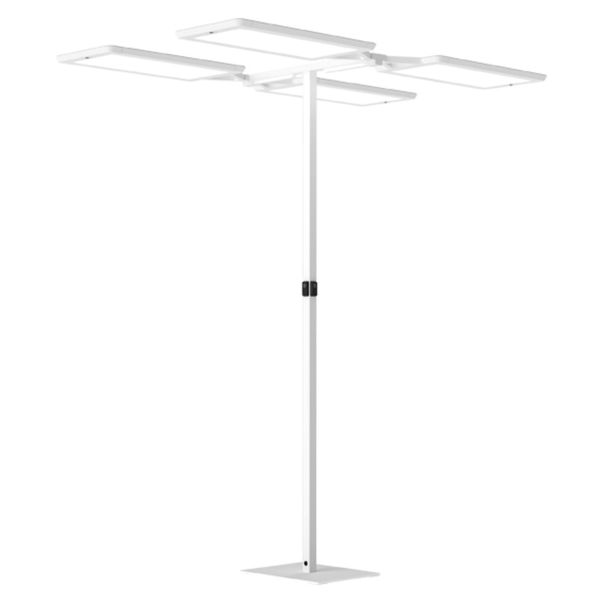 LED floor lamp YARA.quadH YHS 4/15000/840/R/WS/CEE/S0/R, 60,000 lm, 4000 K, PIR sensor, white - Waldmann 114268000-00813492