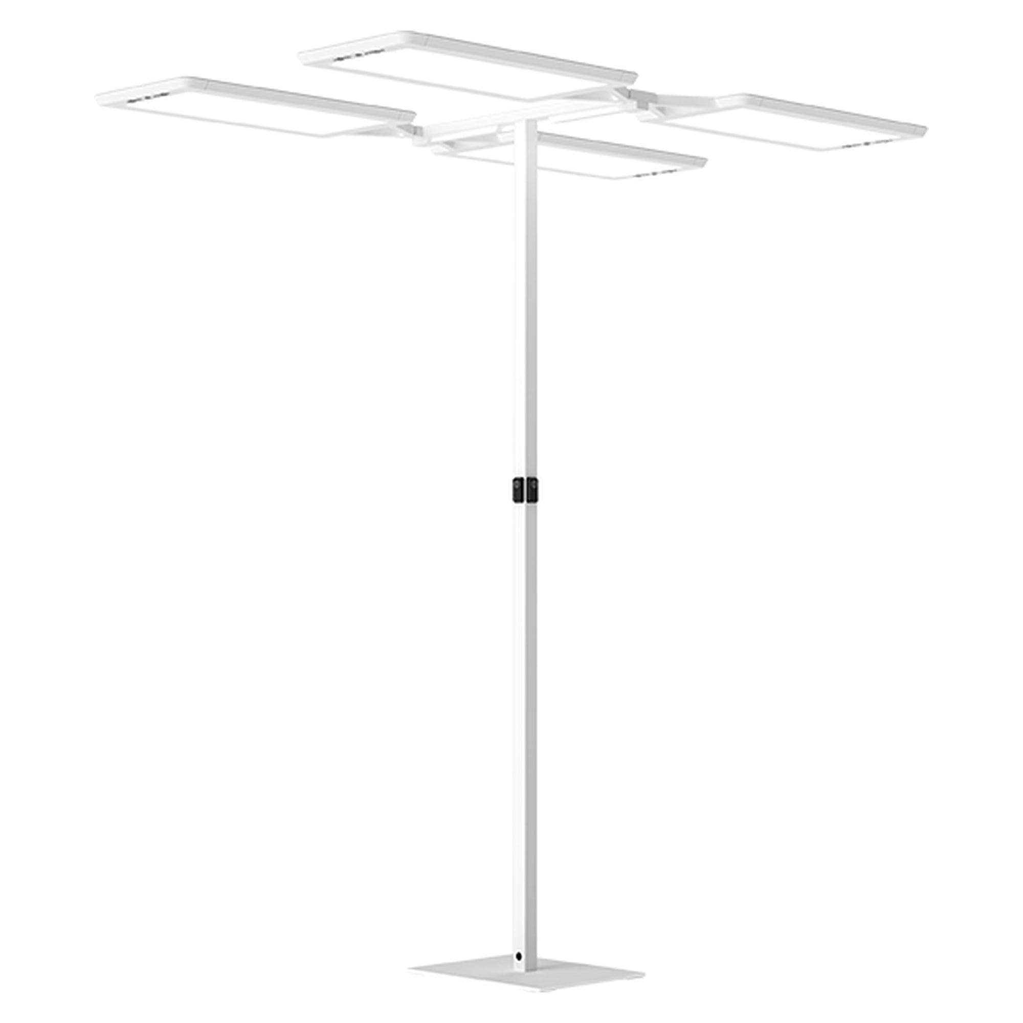LED-Stehleuchte YARA.quadH YHS 4/15000/VTL/RX/WS/CEE/S0/R, 60.000 lm, Tunable White, LTX-Multisensor, weiß - Waldmann 114268000-00813508