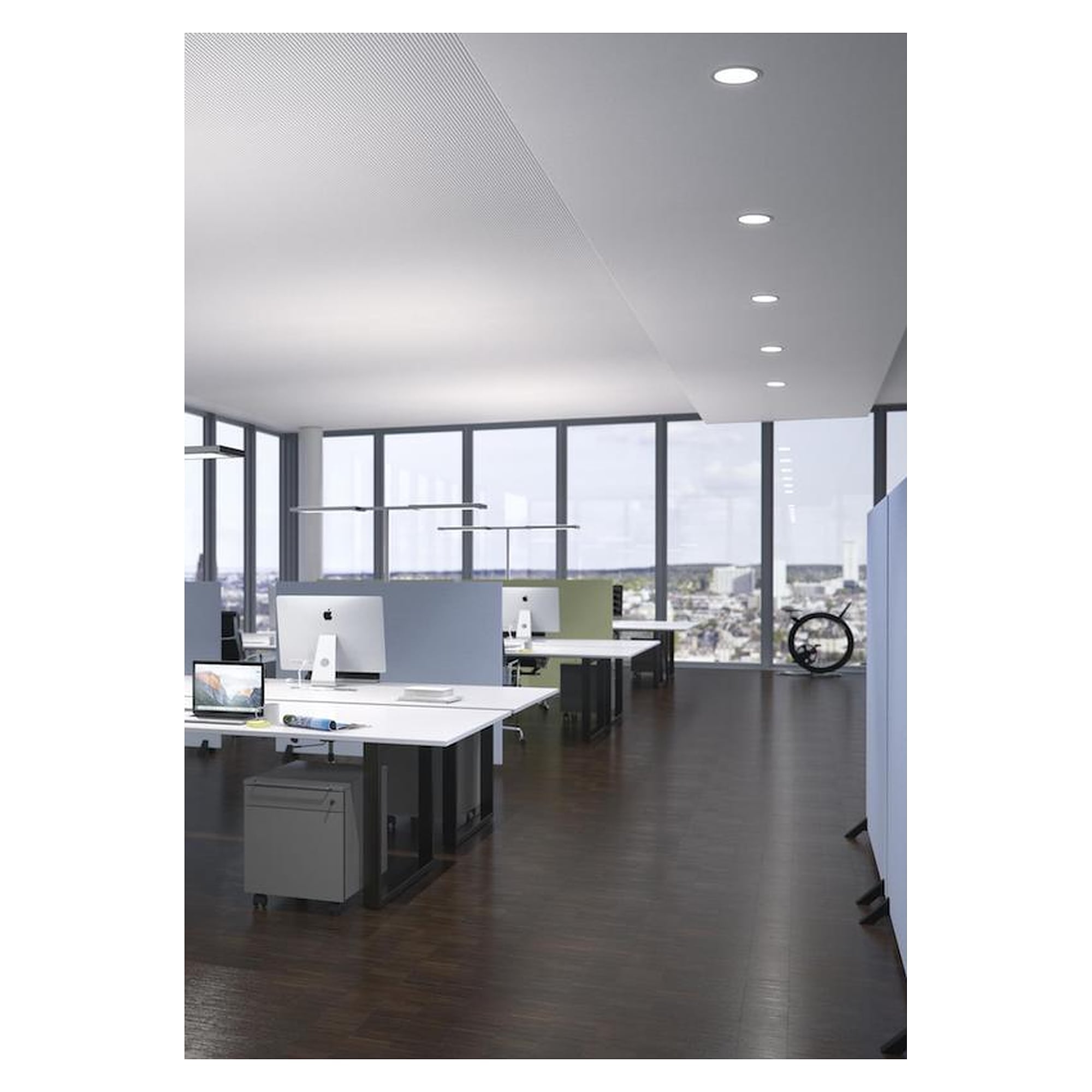 Downlight LED encastré DOTOO.Spot DSE 1000/840/D, 1400 lm, 4000 K, blanc neutre, DALI