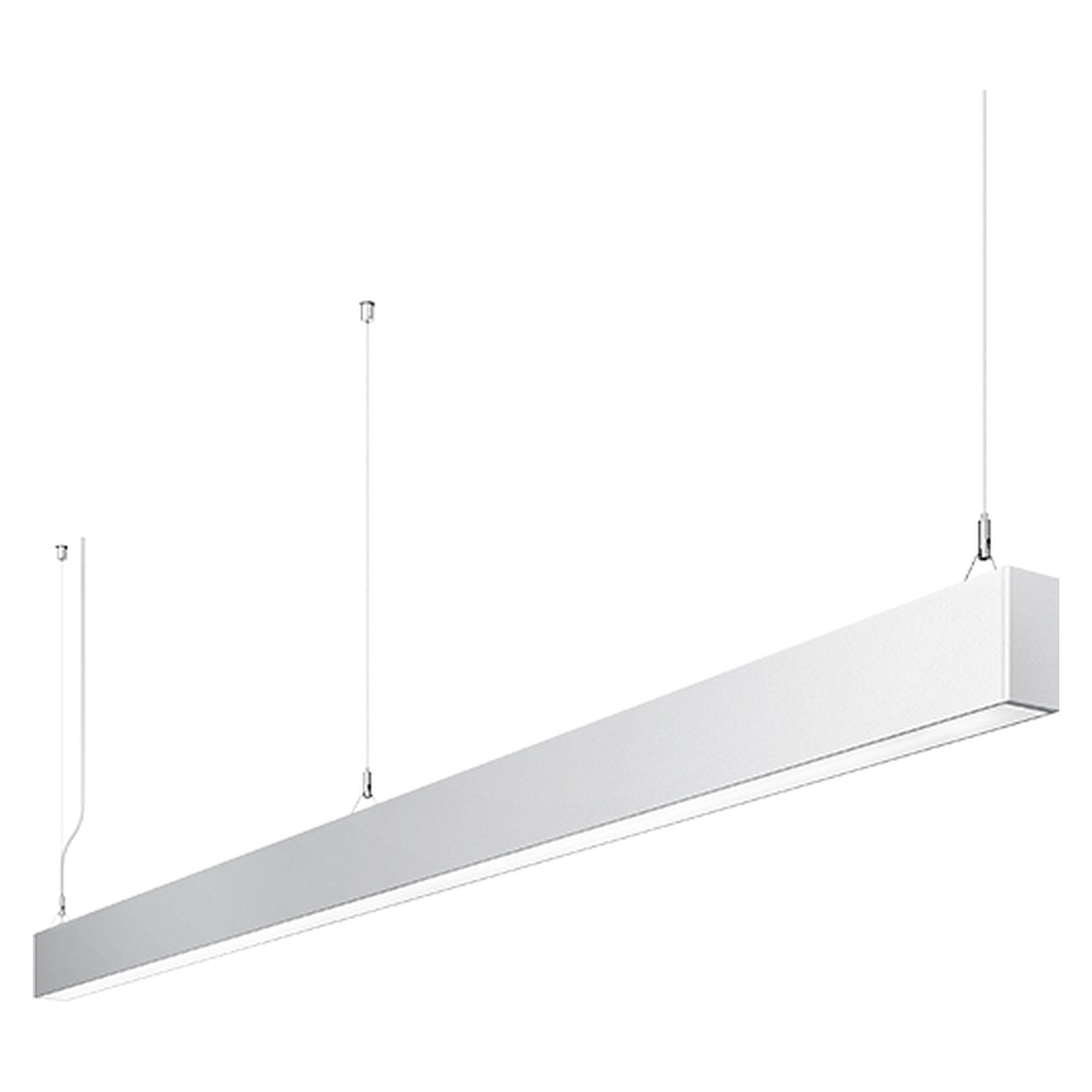 LED-Pendelleuchte IDOO.line ILP 6000/VTL/D, 6150 lm, Tunable White 2700-6500 K, DALI DT8, 2256 mm, weiß - Waldmann 114290000-00806456