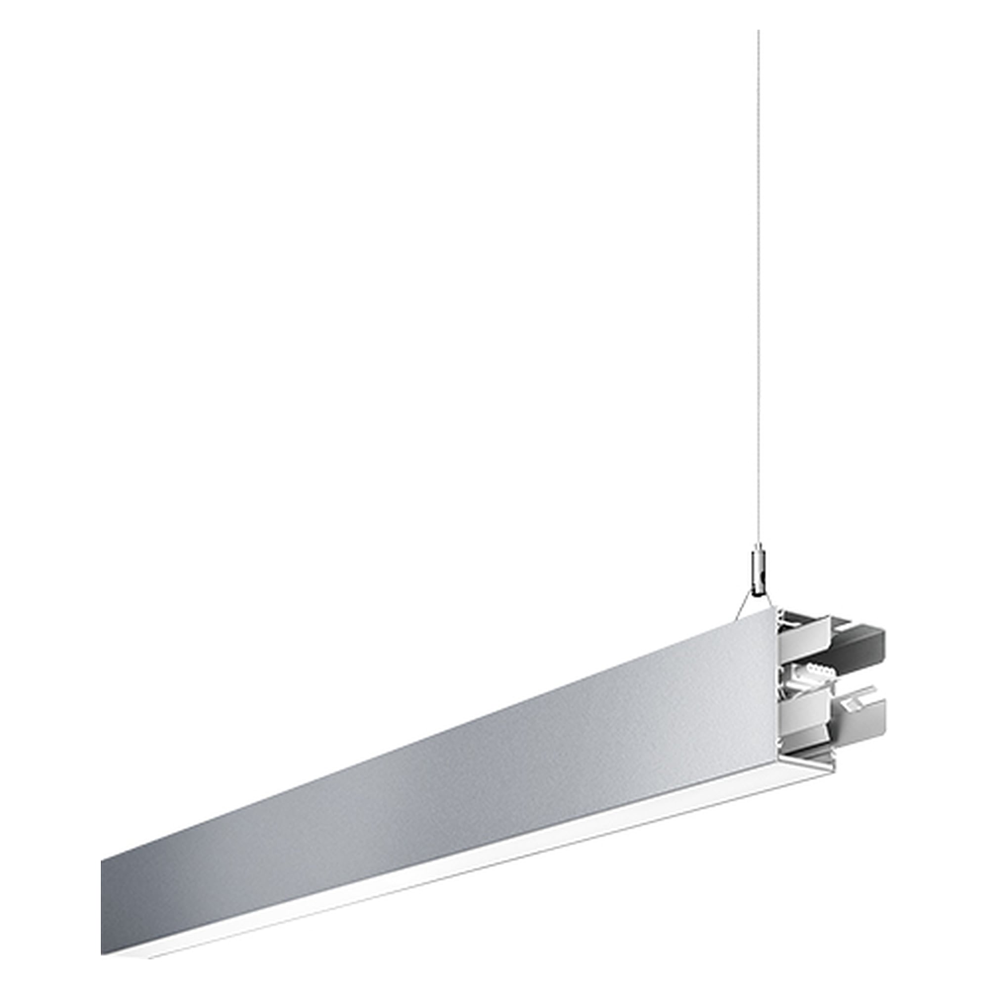 LED-Pendelleuchte IDOO.line ILP 4000/VTL/D, Tunable White, 3850 lm, Mittelleuchte, silber - Waldmann 114304000-00806470