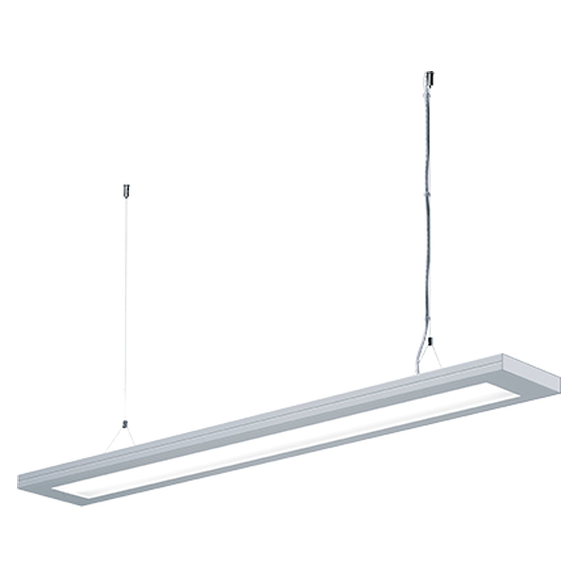 LED-Pendelleuchte LAVIGO DPP 9000/840/R/G2, 9350 lm, Sensor, DALI, silbermetallic - Waldmann 121817000-00800469