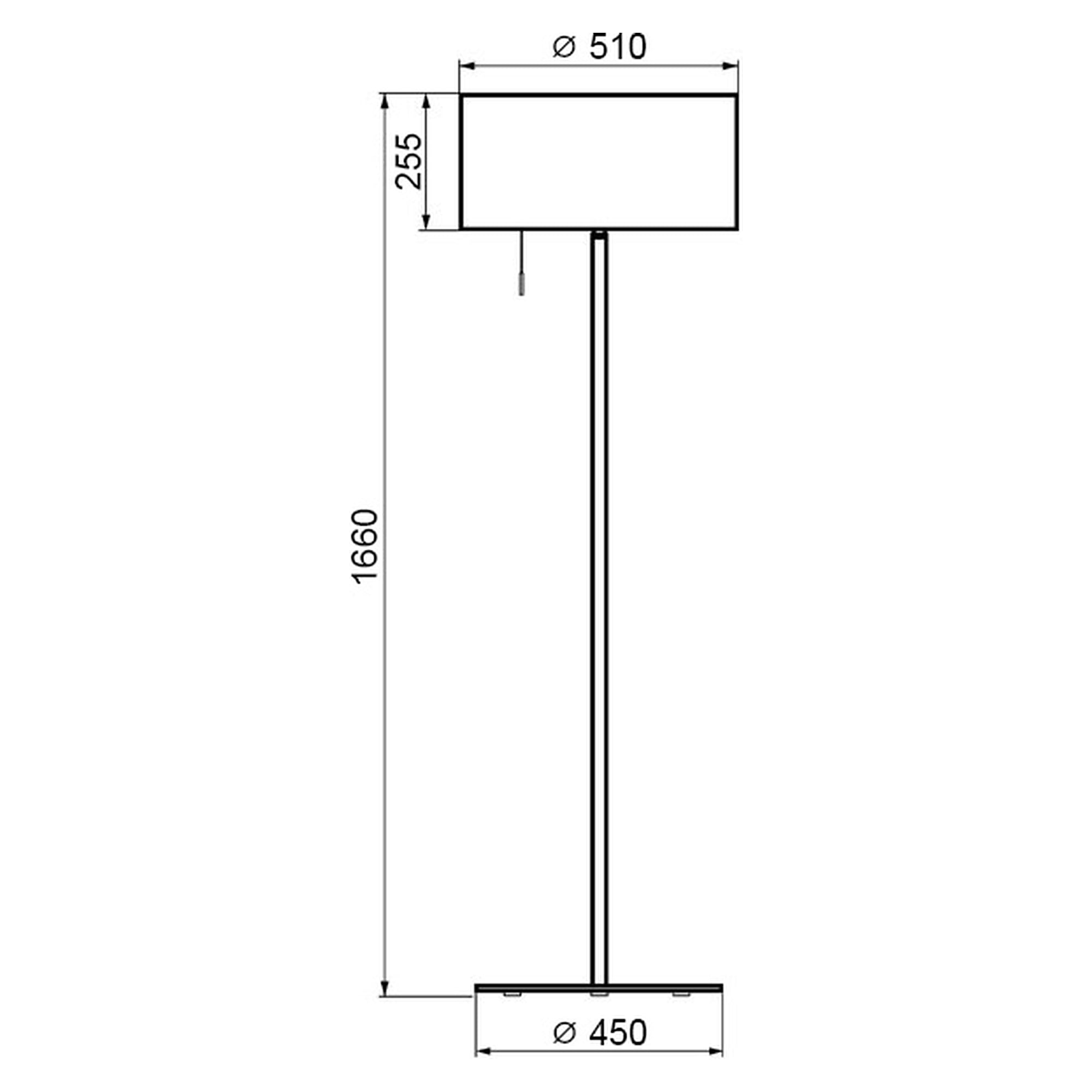 LED-Stehleuchte VIVAA.free VFS 7000/940/D, 4000 K, Metallfuß, 7200 lm
