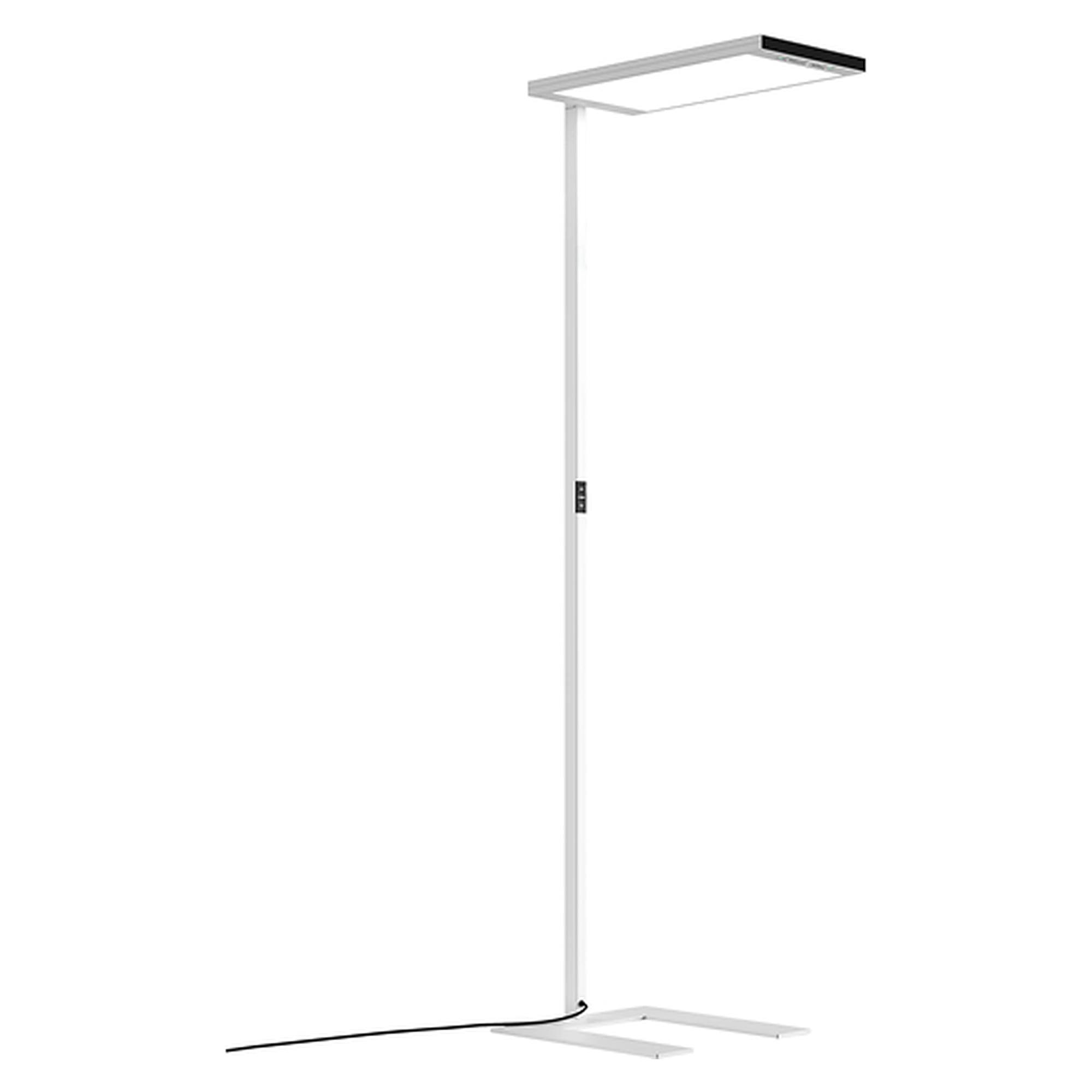 LED floor lamp LAVIGO.single DPS 15000/940/R/WS/CEE/0N/C/G3, 15,000 lm, 4000 K, PIR sensor, white - Waldmann 121865000-00816448