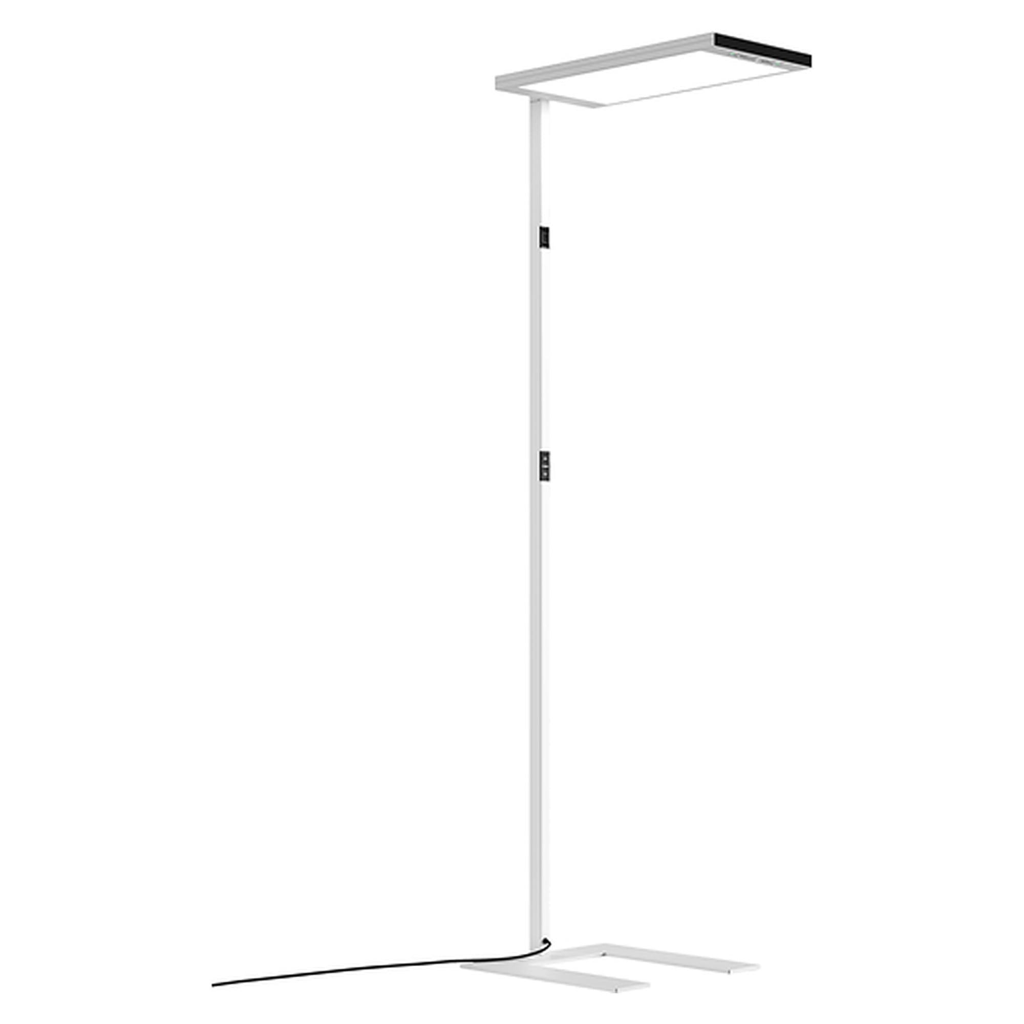 LED floor lamp LAVIGO.single LTX DPS 15000/940/RX/WS/CEE/SE/C/G3, 4000 K, LTX multisensor, white - Waldmann 121866000-00816467