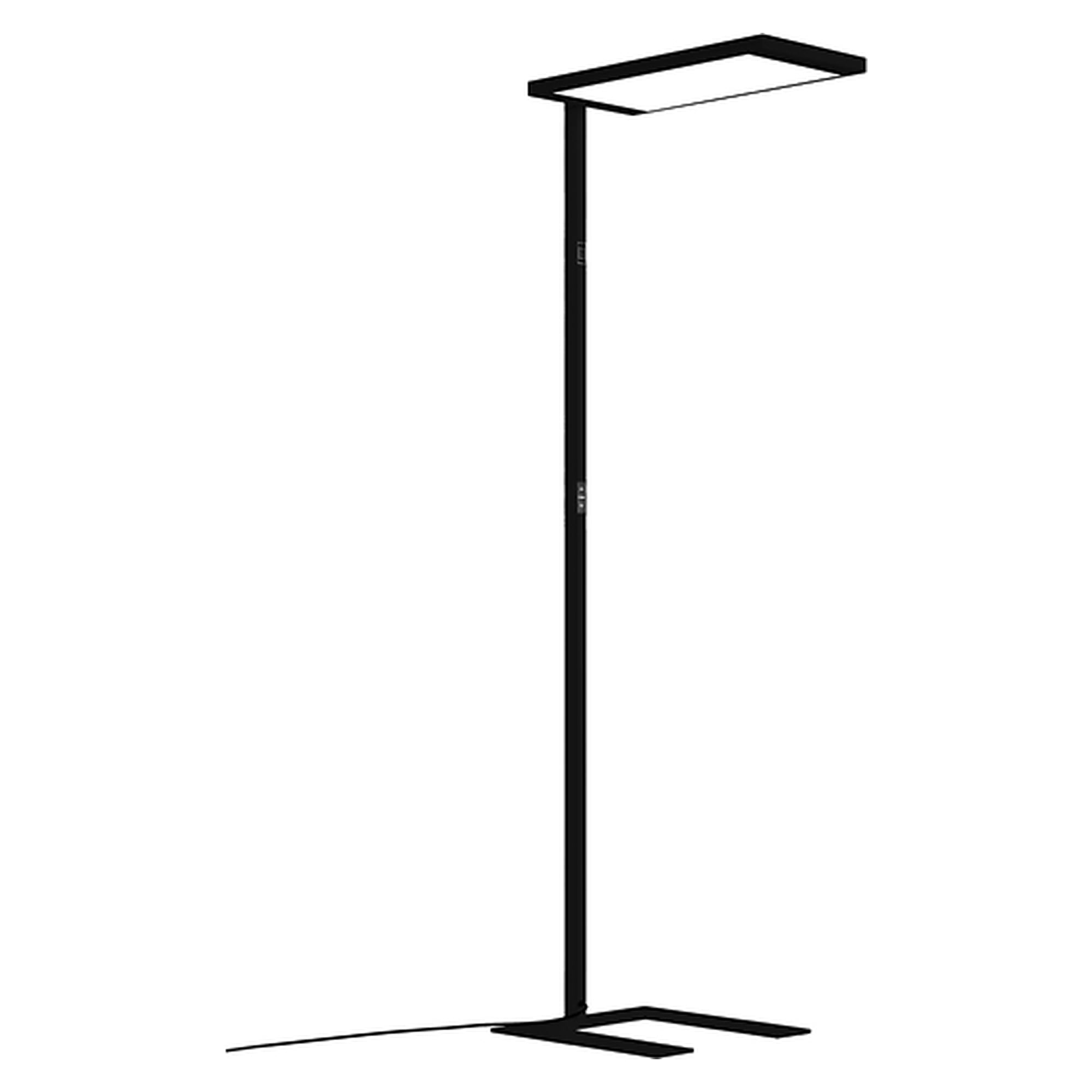 LED-Stehleuchte LAVIGO.single LTX DPS 15000/940/RX/SW/CEE/SE/C/G3, 4000 K, LTX-Multisensor, tiefschwarz - Waldmann 121866000-00816468