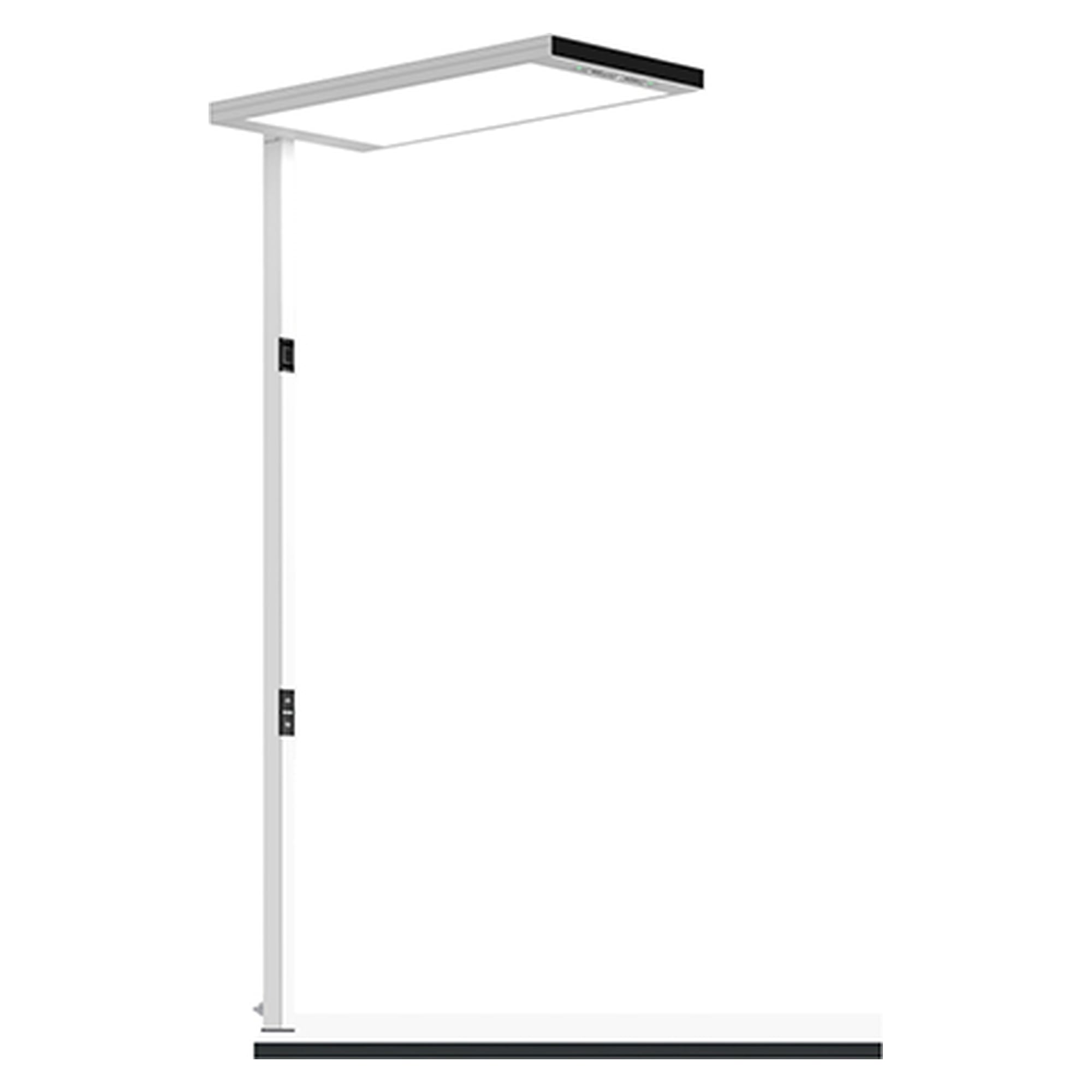 LED desk-mounted luminaire LAVIGO.single LTX DPT 15000/940, LTX multisensor, EnOcean, white - Waldmann 121872000-00816553