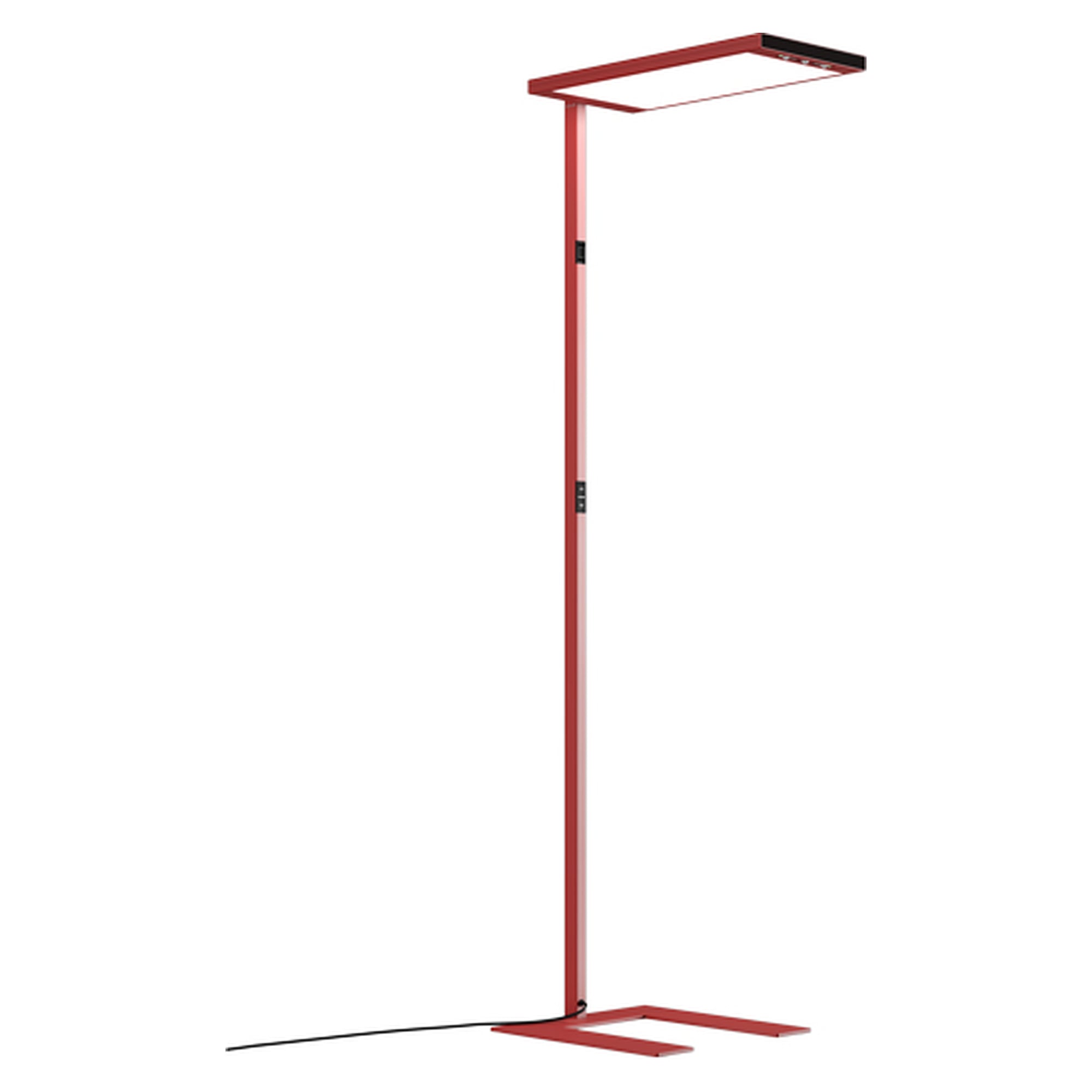 LED-Stehleuchte LAVIGO.single LTX DPS 15000/VTL/RX/RT/CEE/SE/C/G3, 3000-6500 K, LTX-Sensorik, braunrot RAL 3011 - Waldmann 121877000-00817976