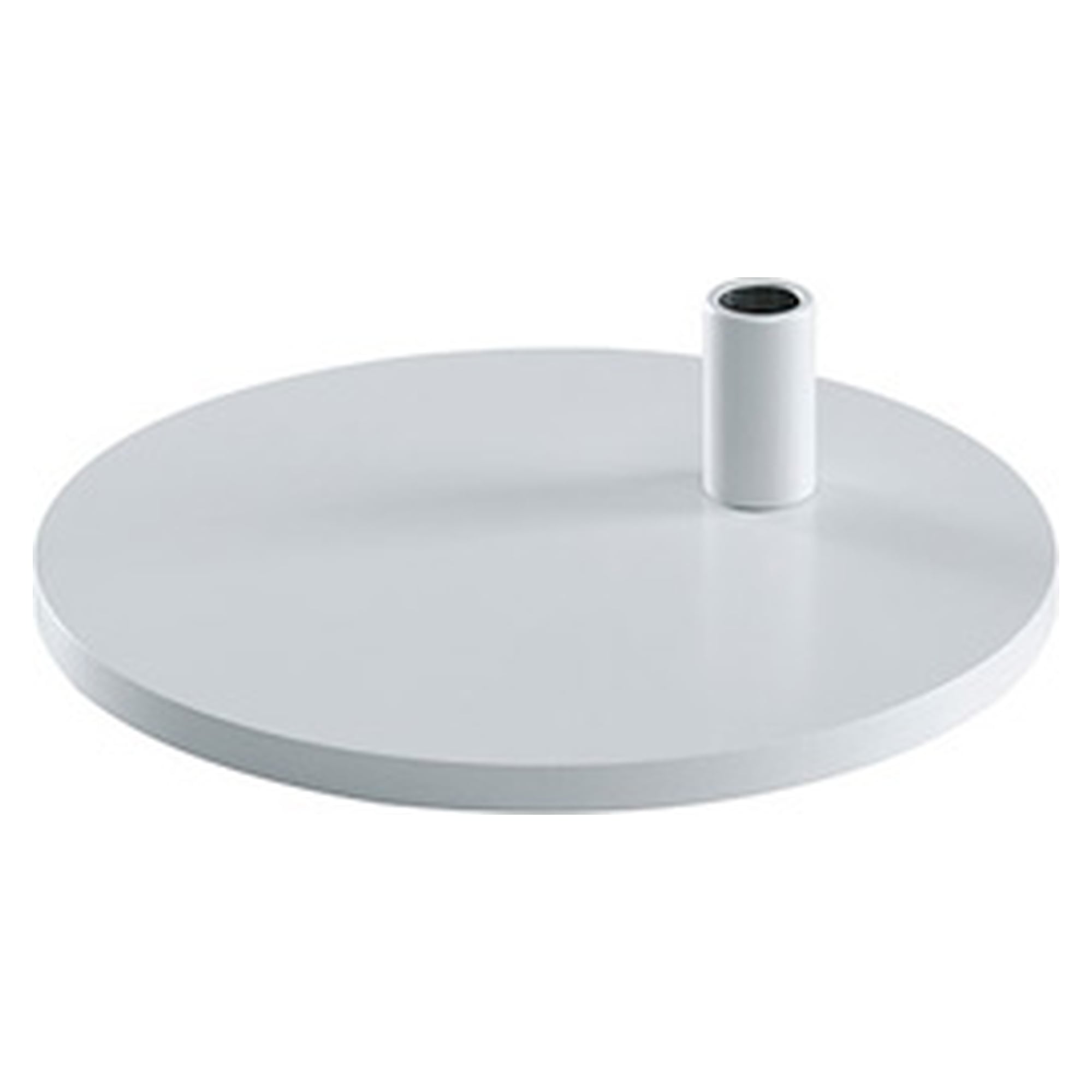 Tischfuß rund für PARA.MI, Ø 200 x 10 mm, ca. 2,7 kg, weiß - Waldmann 190210019-00640363