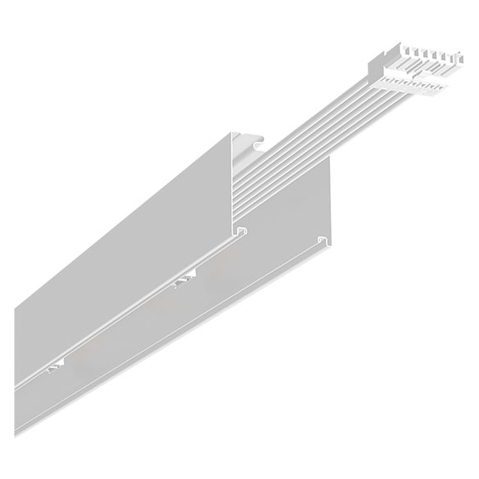 Continuous-row mounting rail TAUREO TRT 1686/7/WS, 1686 mm, 7-pole, white - Waldmann 227230019-00817720