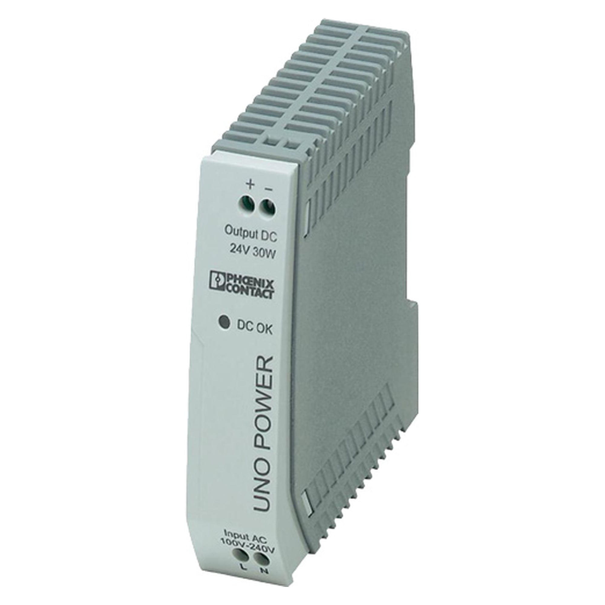 Operating device 24 VDC, 30 W, 100-240 V, DIN rail clip - Waldmann 309537010-00670453