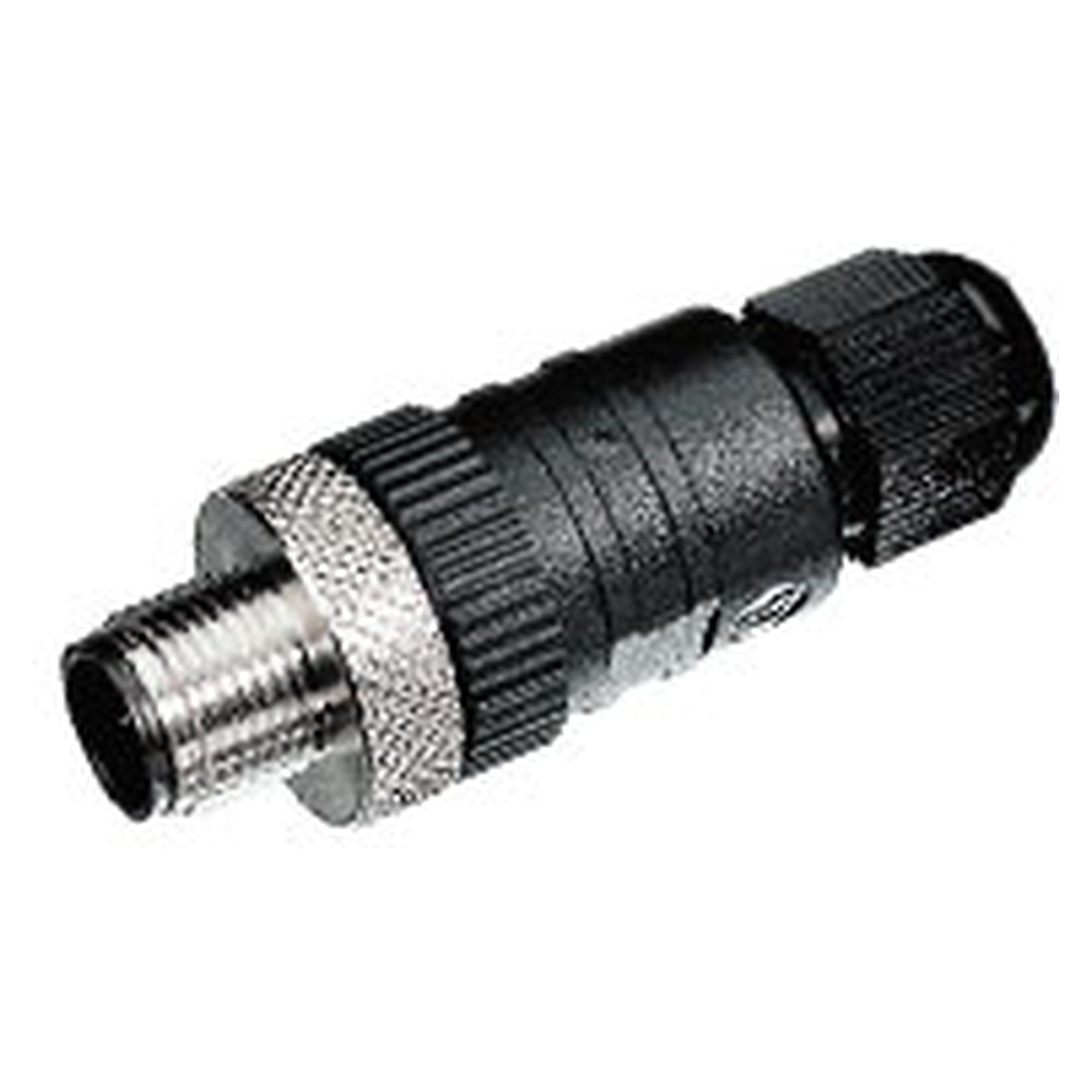 Connecting plug M12 MACH LED PLUS.seventy, 4-pole, S-coded, cable passage 6-8 mm - Waldmann 336886010-00597535