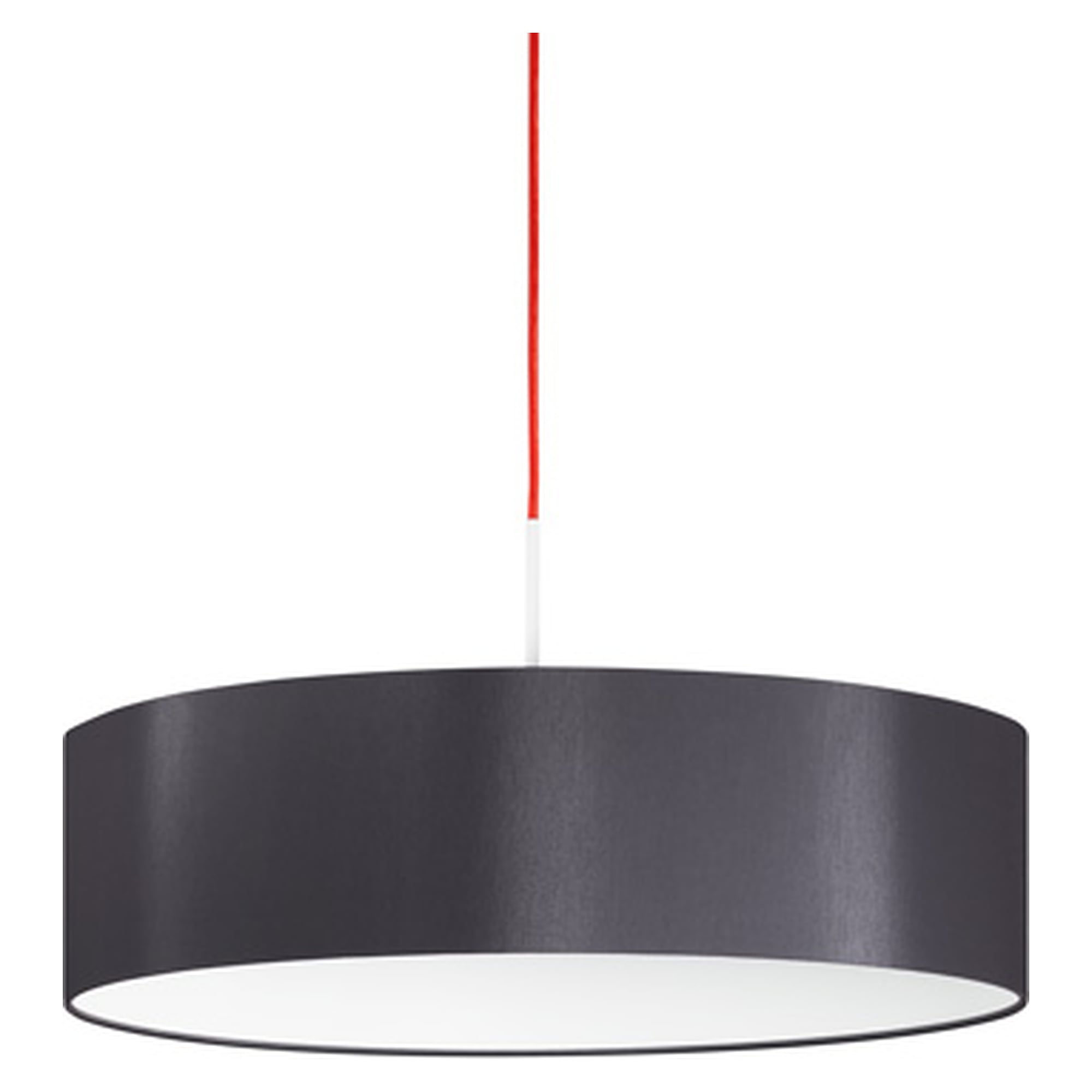 Leuchtenschirm VIVAA.pendant Ø 600 mm, Dekor Shantung Anthrazit - Waldmann D16171000-00810026