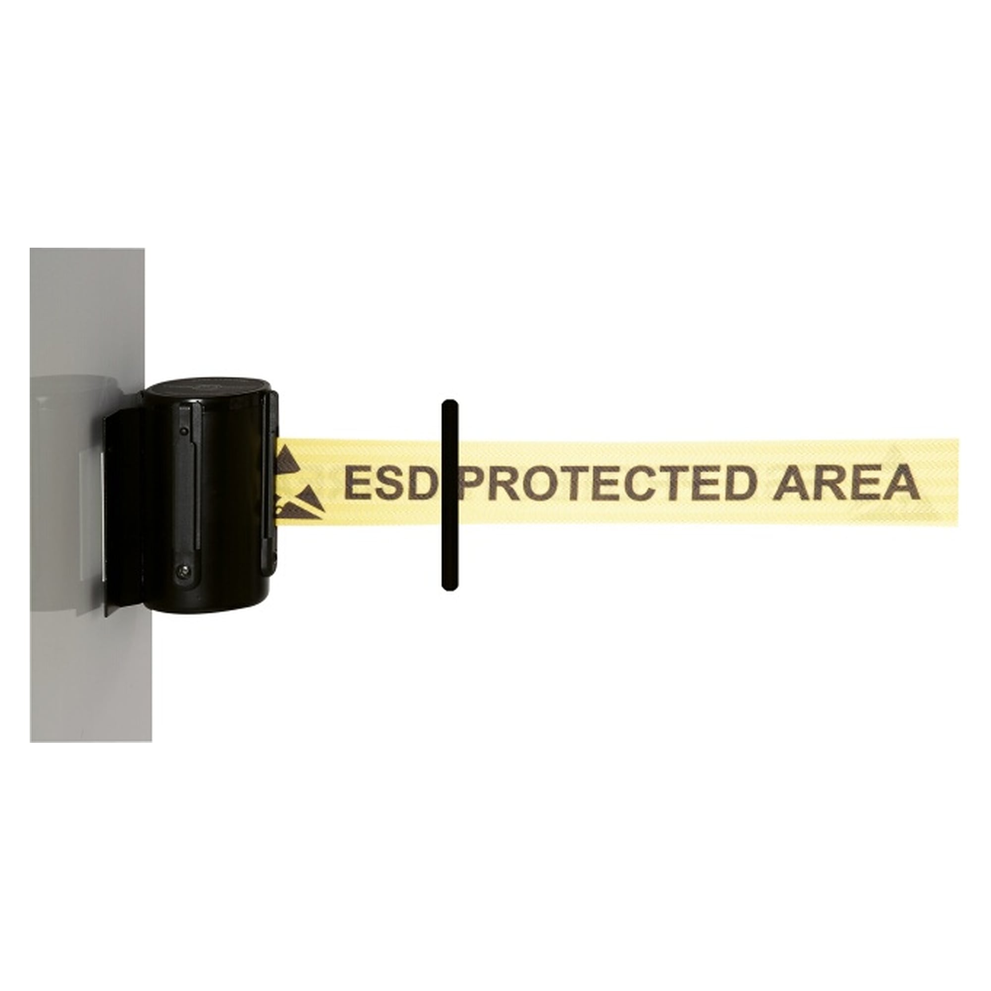 ESD Wall Unit with Belt Cassette, English, 2.3 m x 50 mm Belt - Warmbier 1801.G.W23.E