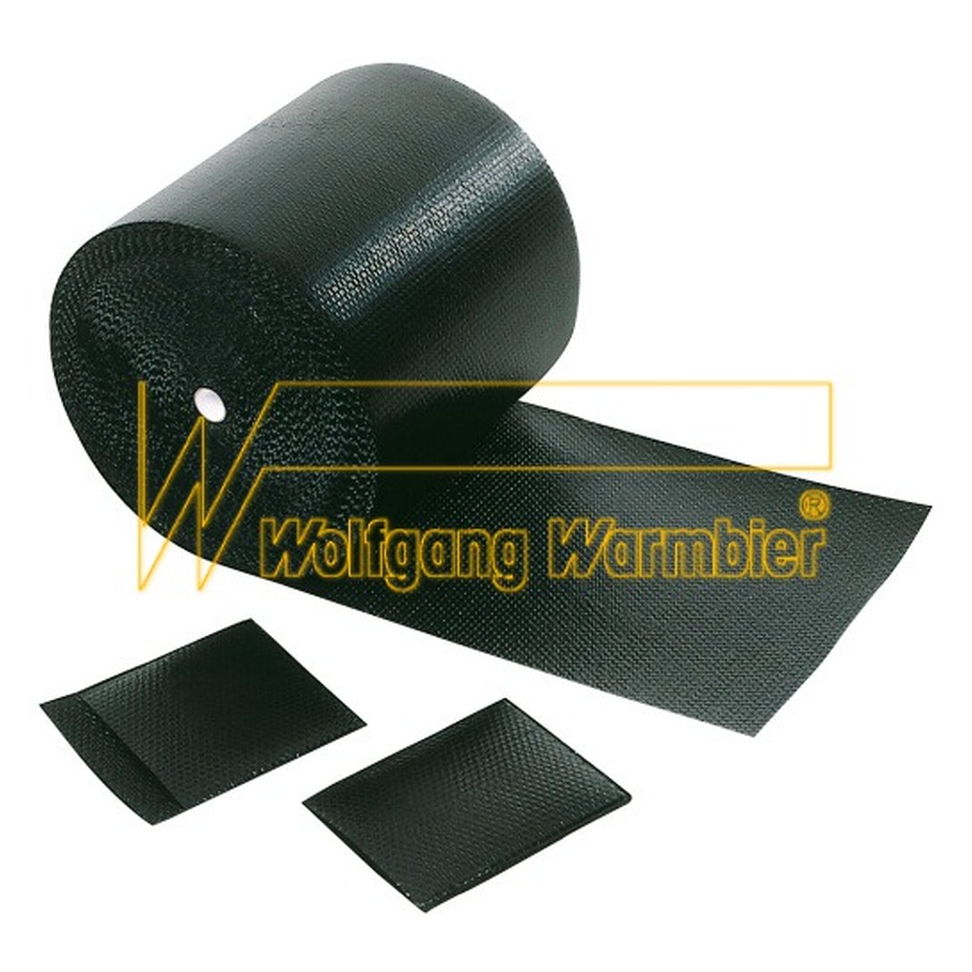 ESD-Luftpolsterfolie Carbostat, leitfähig, 3-lagig, 160 µm, 600 mm x 100 m - Warmbier 3250.372