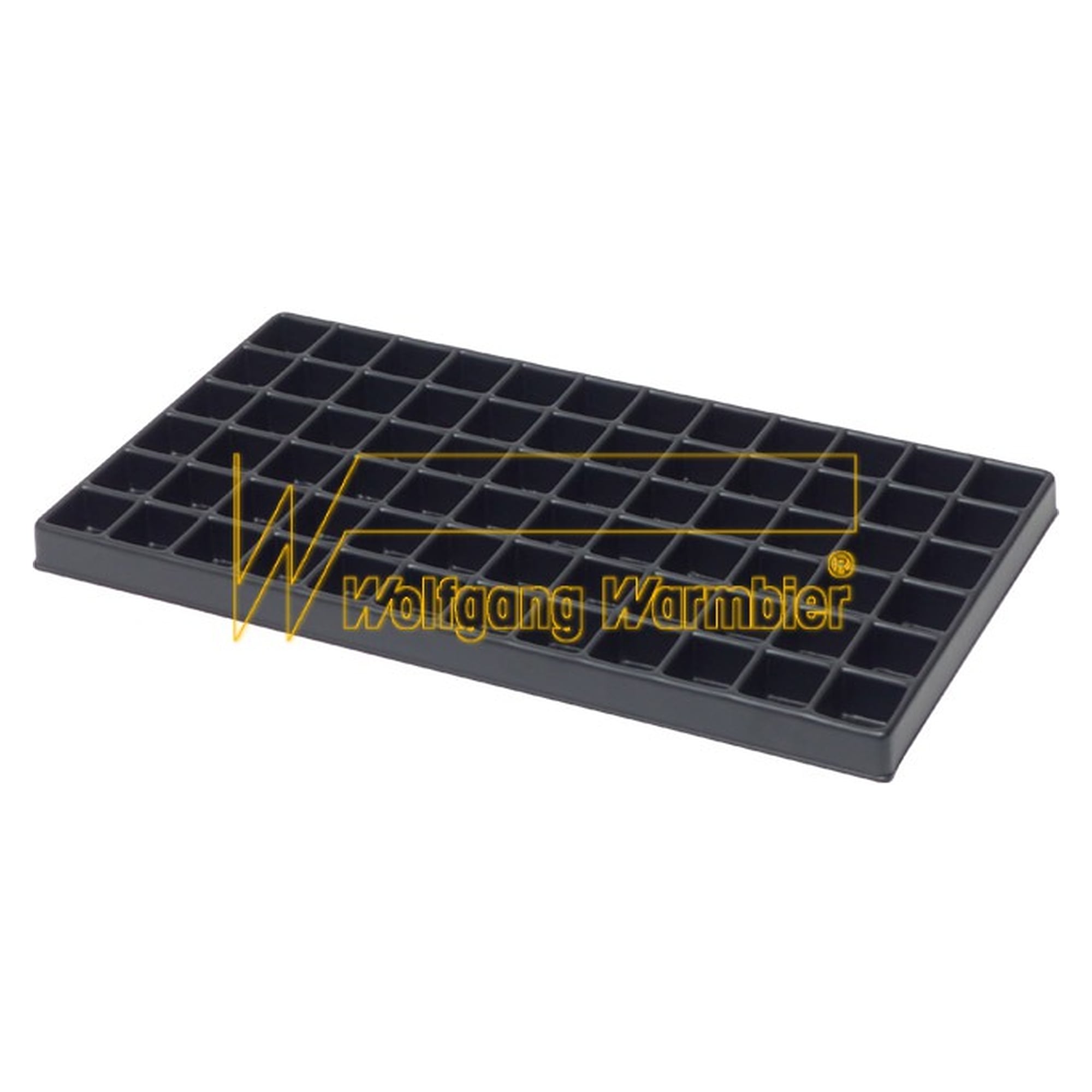 ESD Standard Insert, conductive, 72 compartments, 20 x 22 mm - Warmbier 5150.367.F72