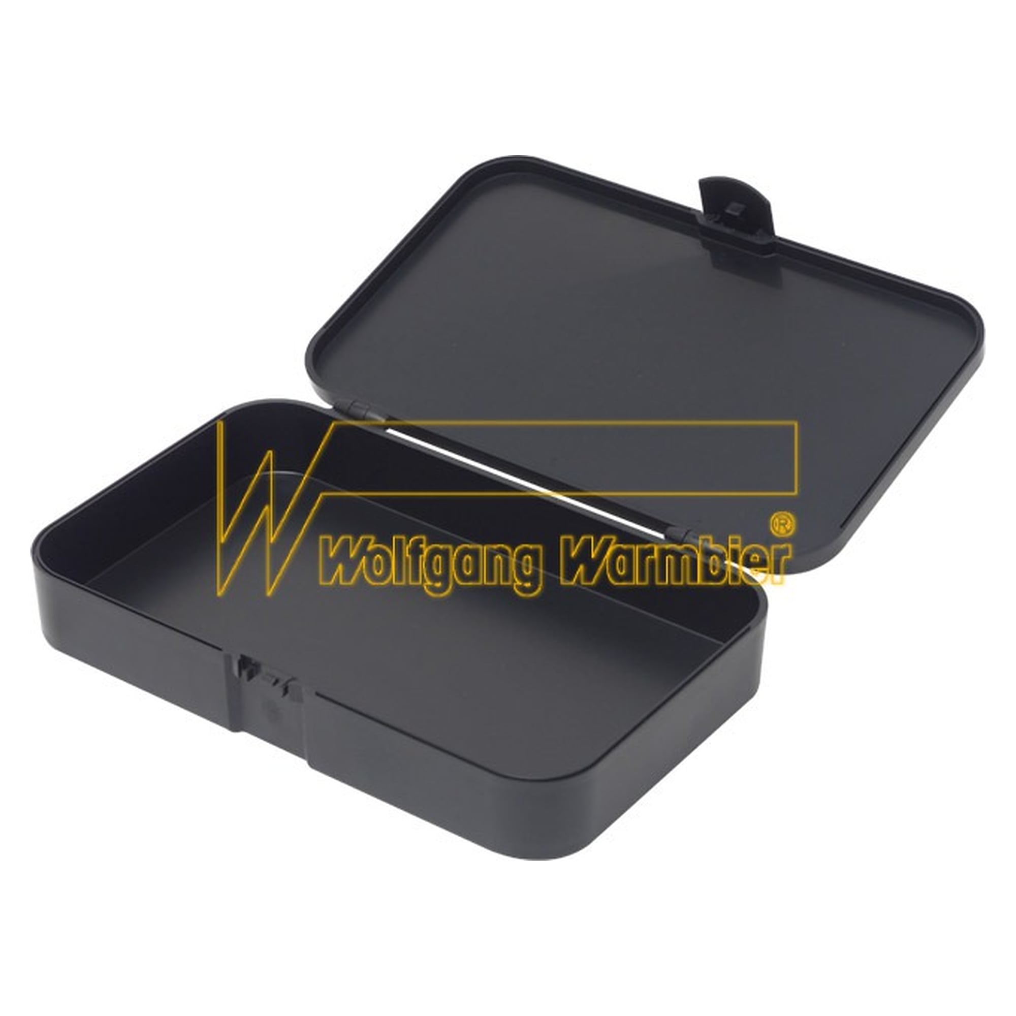 ESD Assortment Box, conductive, inner size 185 x 108 x 29 mm, hinged lid - Warmbier 5150.381