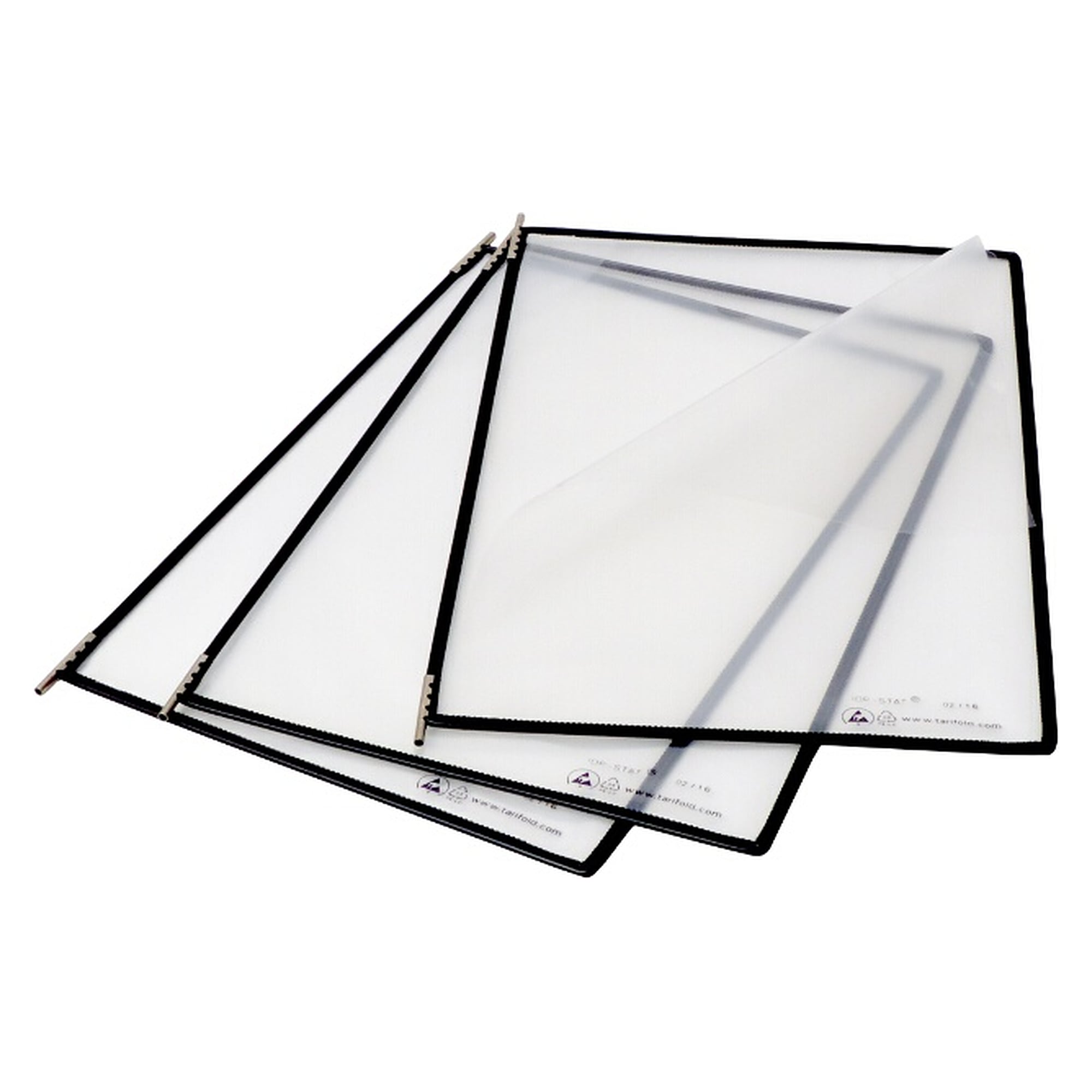 ESD Swivel Panels A4 TARIFOLD IDP-STAT Easy Load, Transparent, Pack of 10 - Warmbier 5600.326.EL